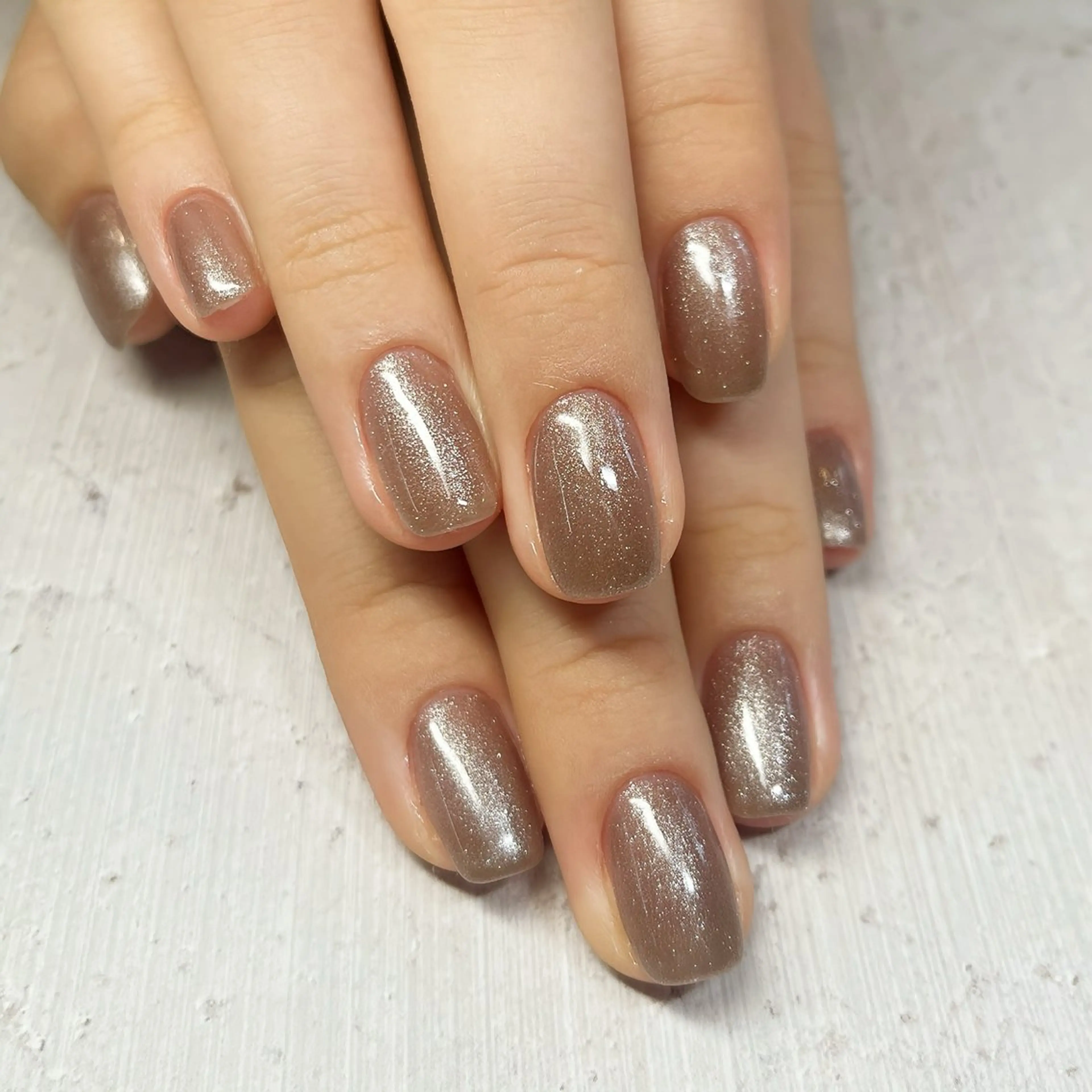 ネイル 持ち込み ワンカラーネイル シンプルネイル 吉田  （ネイリスト）のネイルデザイン