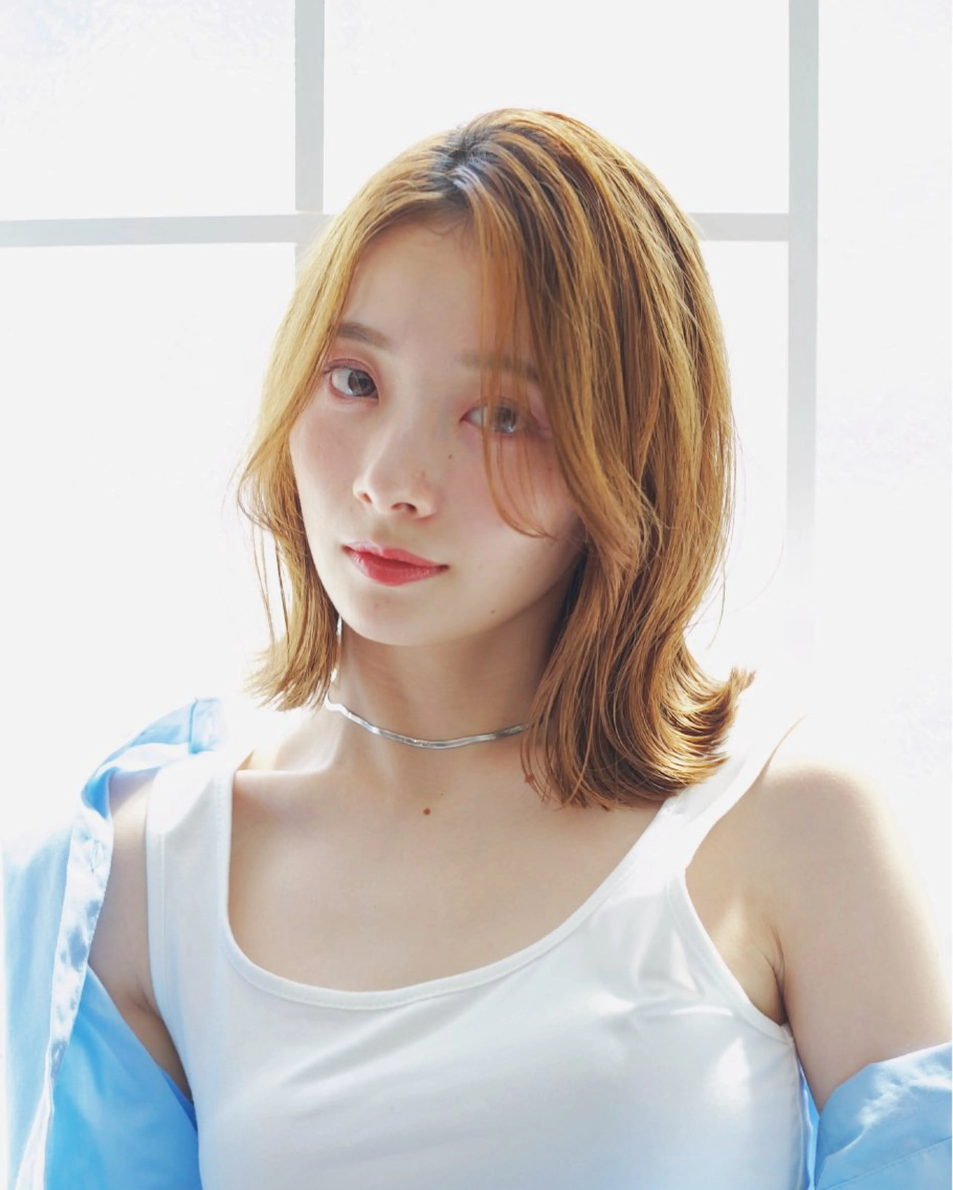 ミディアム 韓国風ヘア VANCOUNCIL 松本のヘアスタイル