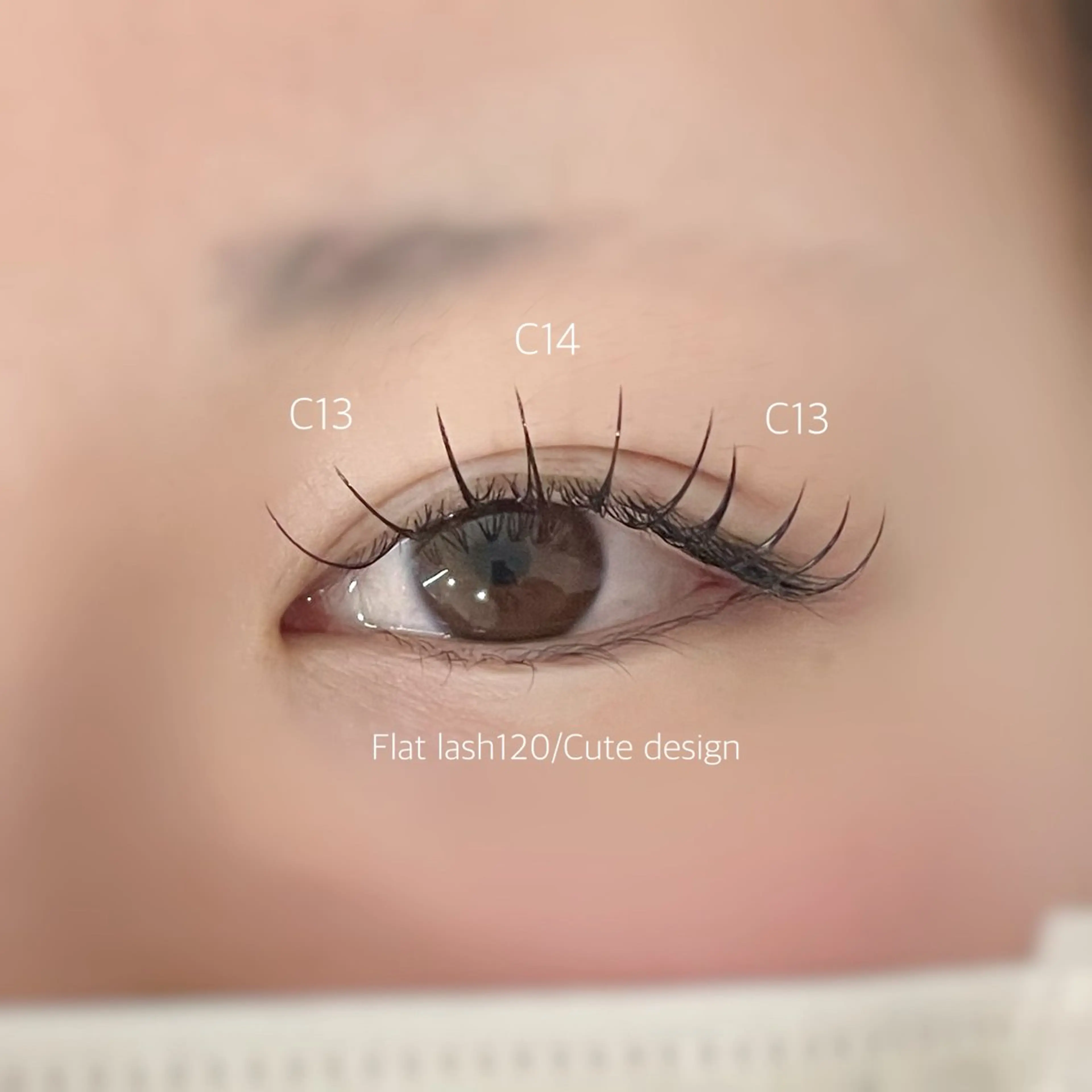 マツエク・マツパ マツエク beauty eye所属・中島 美月のマツエク・マツパデザイン