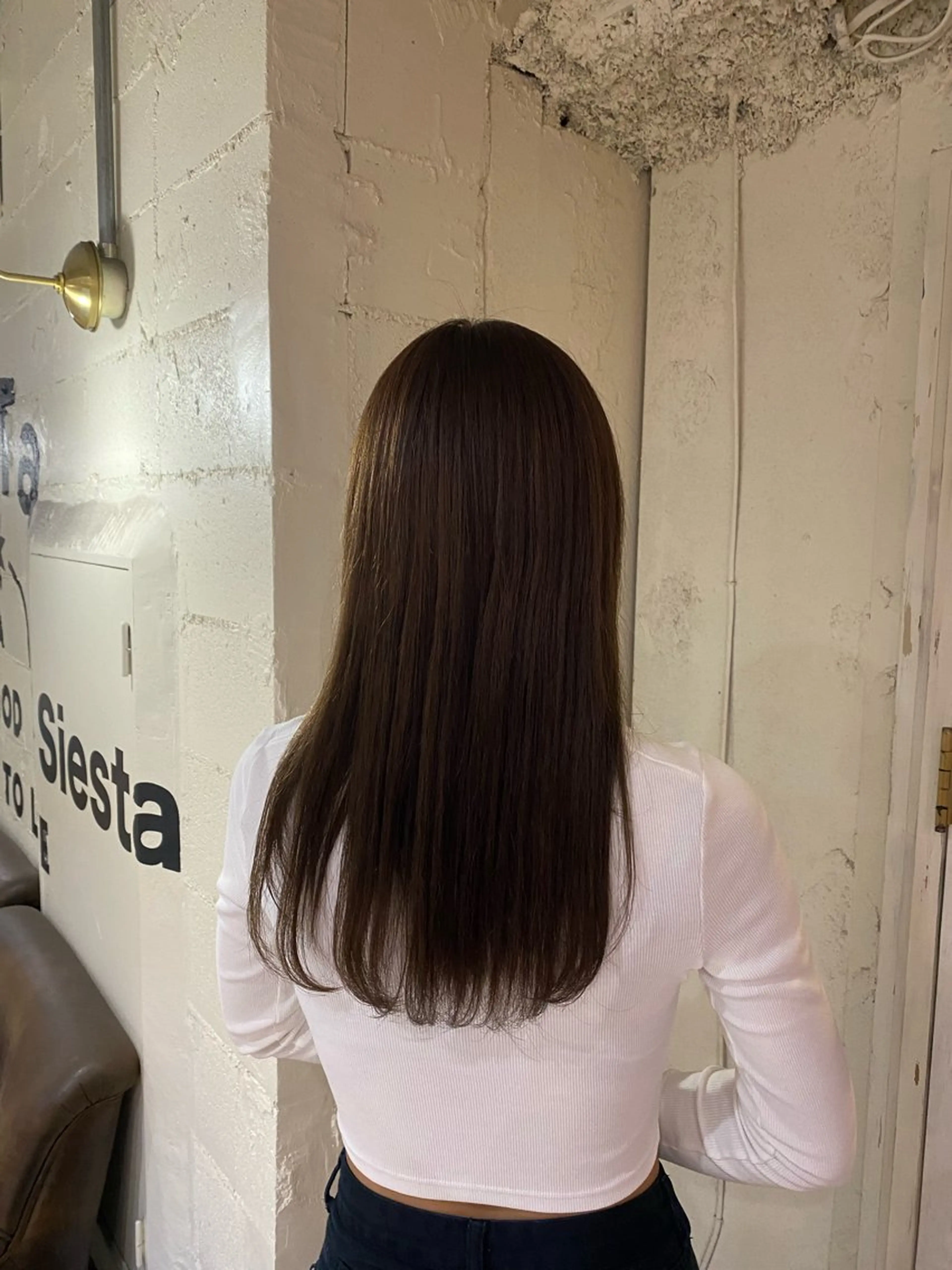 ロング カラー 透明感カラー ヘアカラー 縮毛矯正 /艶カラー risako🫧のヘアスタイル