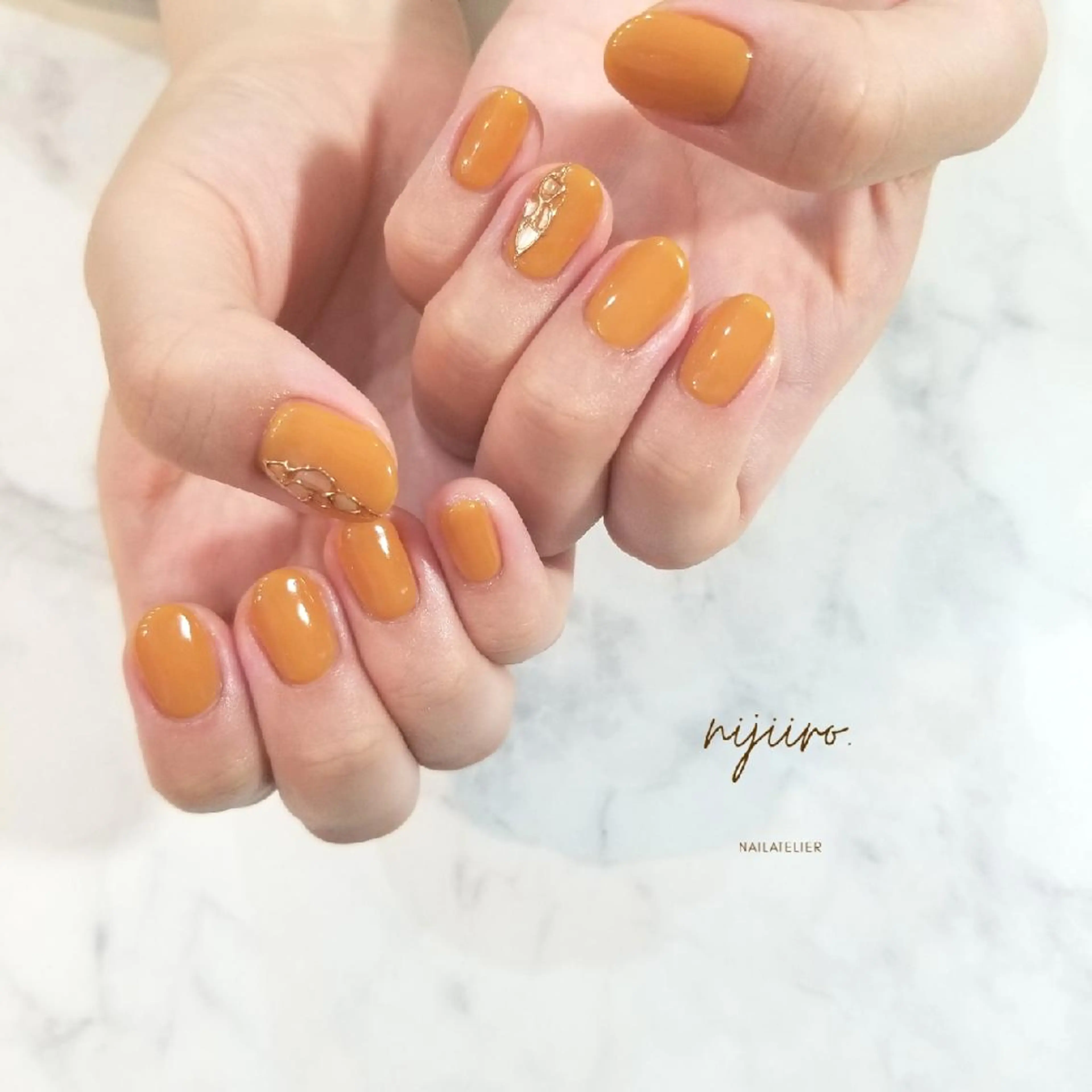 ネイル ハンドネイル nailatelier nijiiro.所属・nijiiro🌈 サトウのネイルデザイン