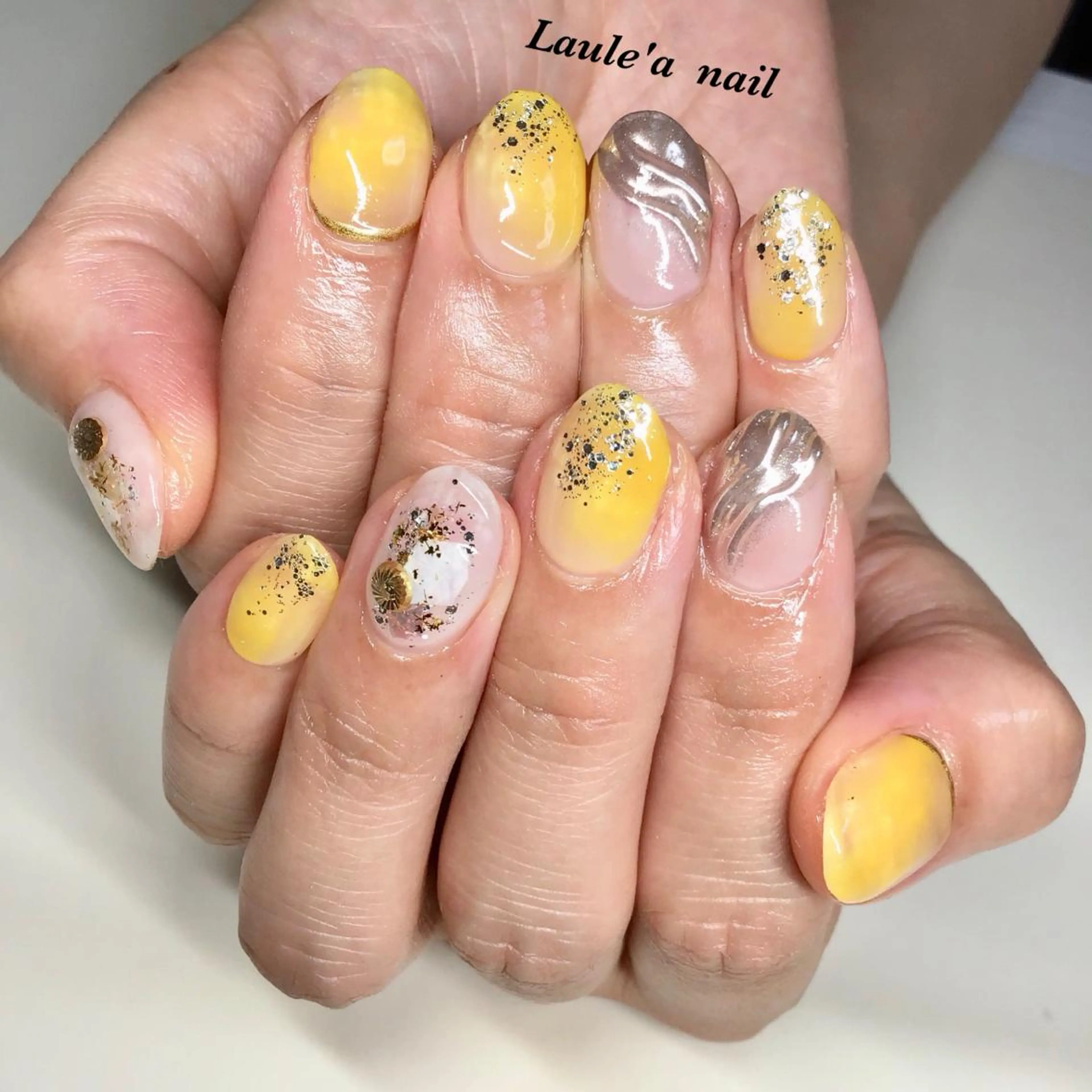 ロング ネイル 福田 加奈のネイルデザイン