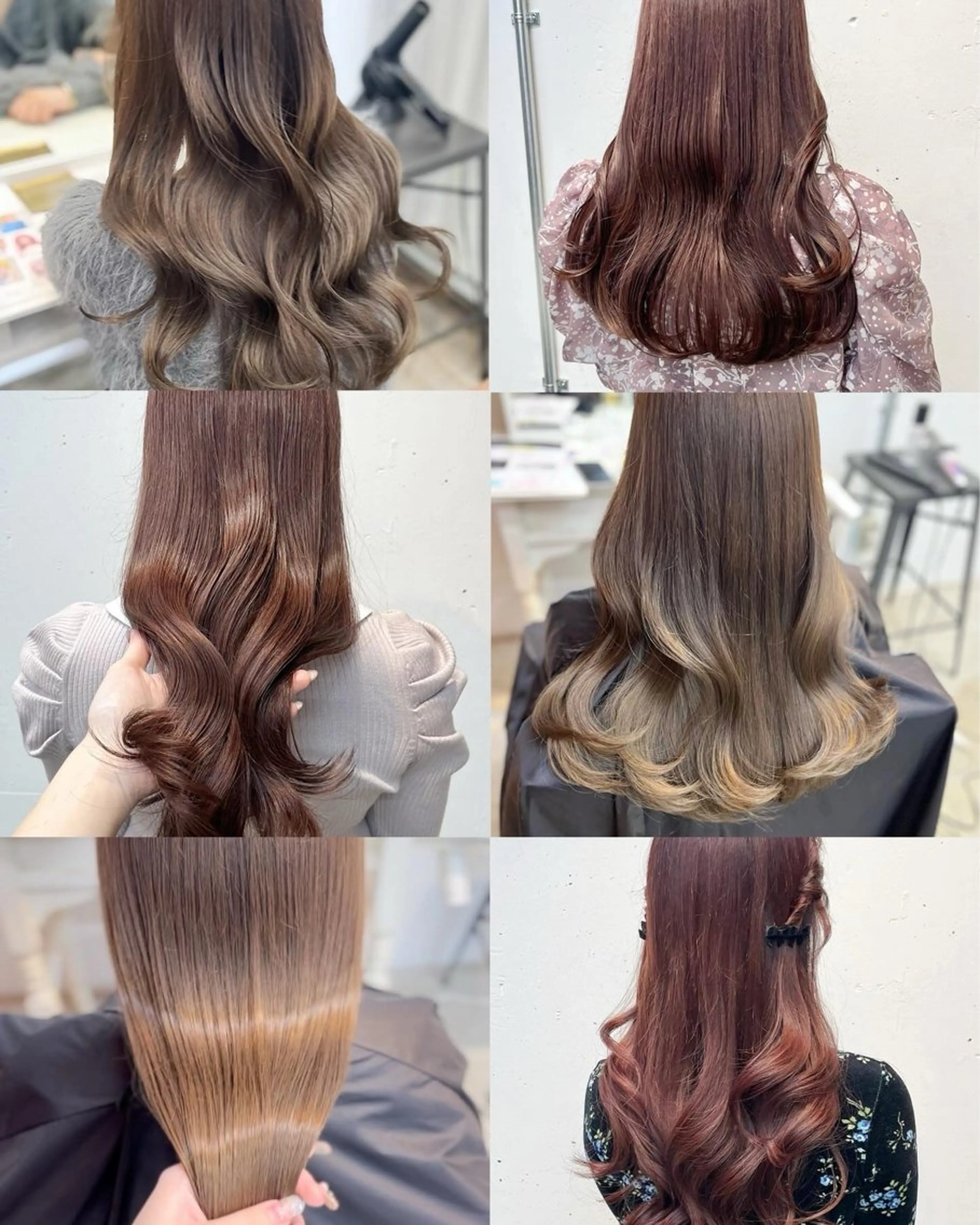 ロング カラー ブリーチ ブリーチなしカラー 🎀taro ブリーチなしカラーのヘアスタイル