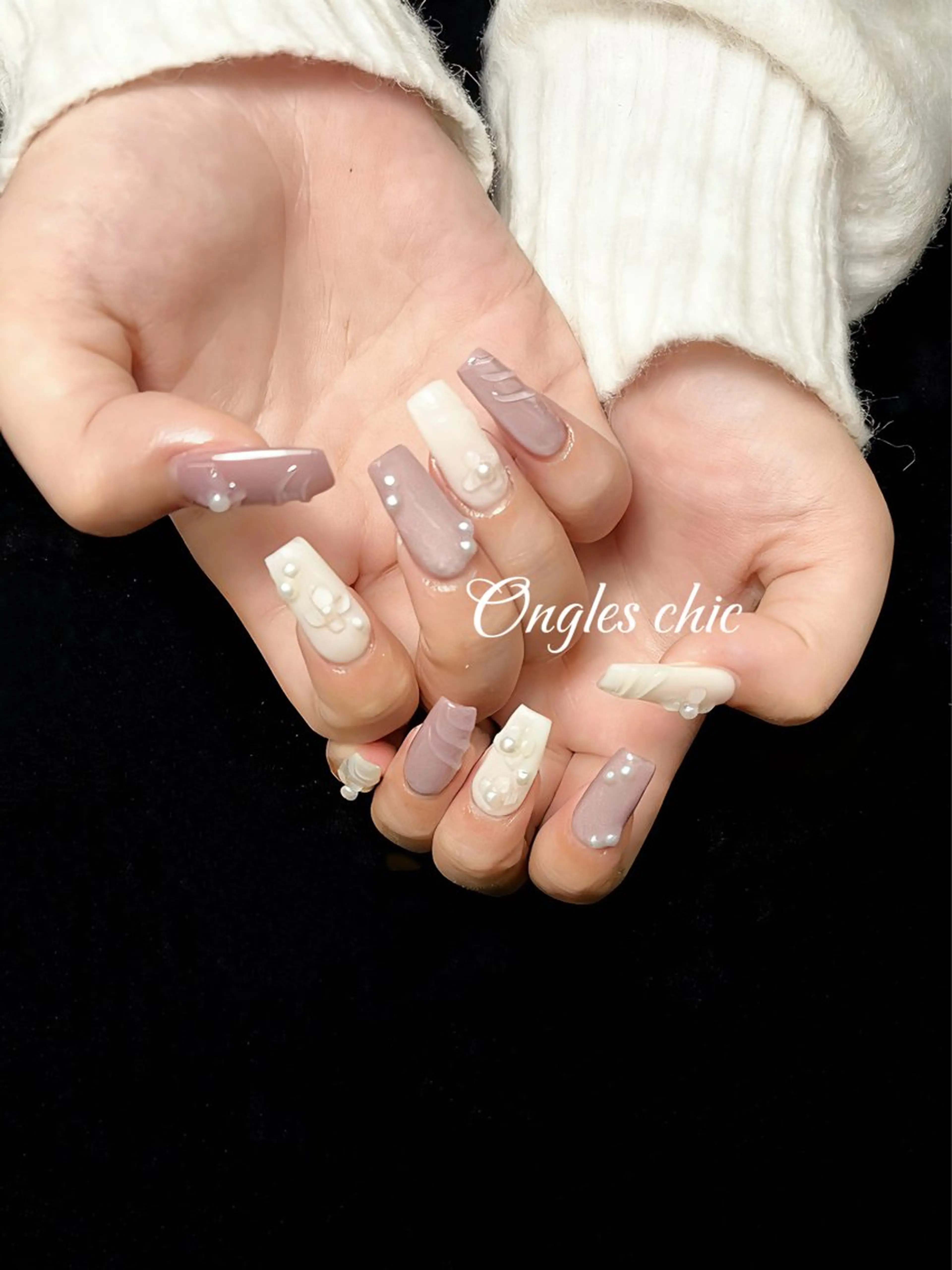 ネイル ハンドネイル ongles chic24時間営業のネイルデザイン