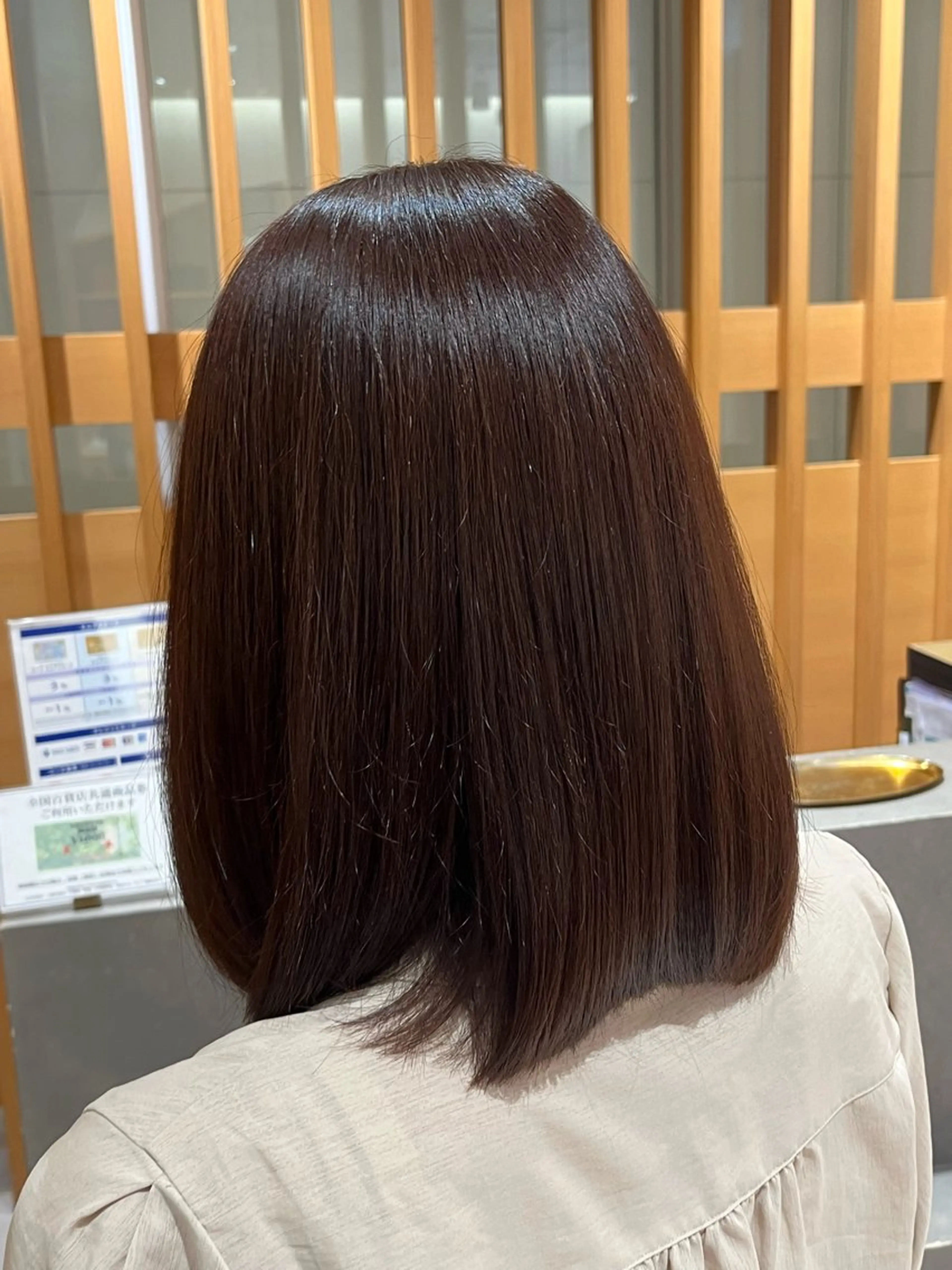 ミディアム カラー ヘアカラー トリートメント 髪質改善／ストレート 特化／津久井裕仁🫧のヘアスタイル