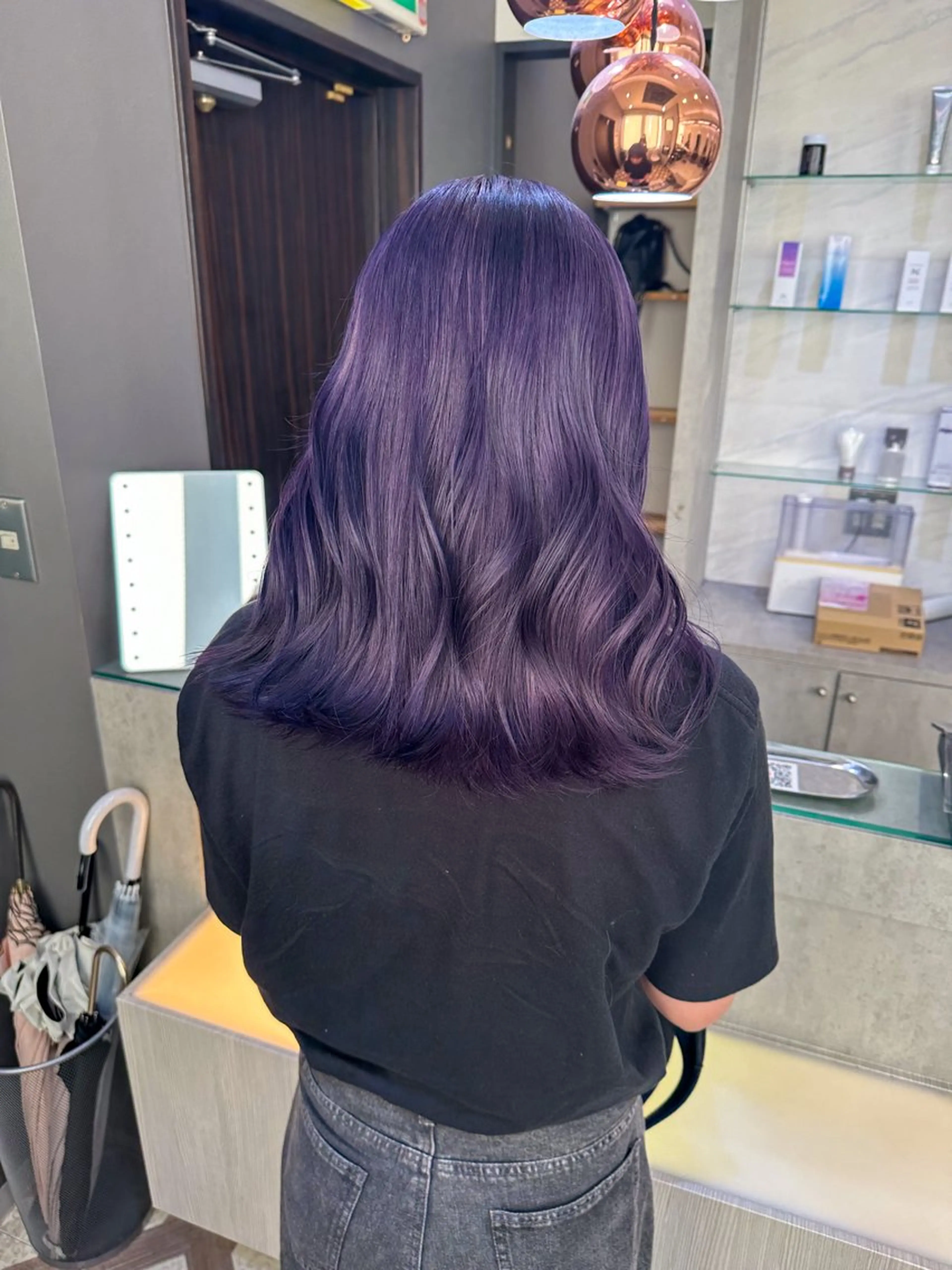 ミディアム カラー jill by gisel＿奥家のヘアスタイル