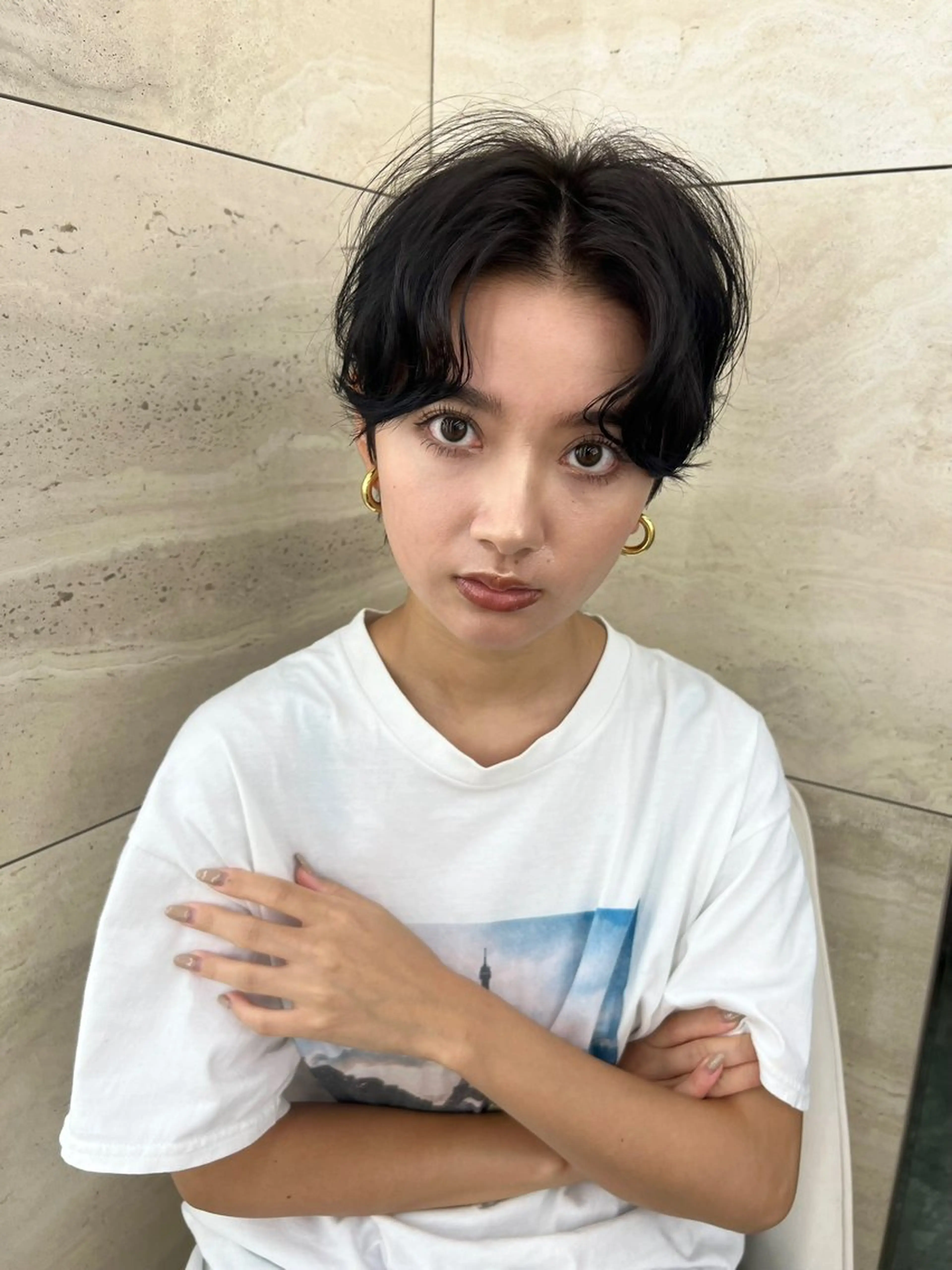 ショート パーマ Lond partir 【ロンド パルティール】所属・🫧ショート/ボブ/ パーマ/ゆーな🫧‪のヘアスタイル