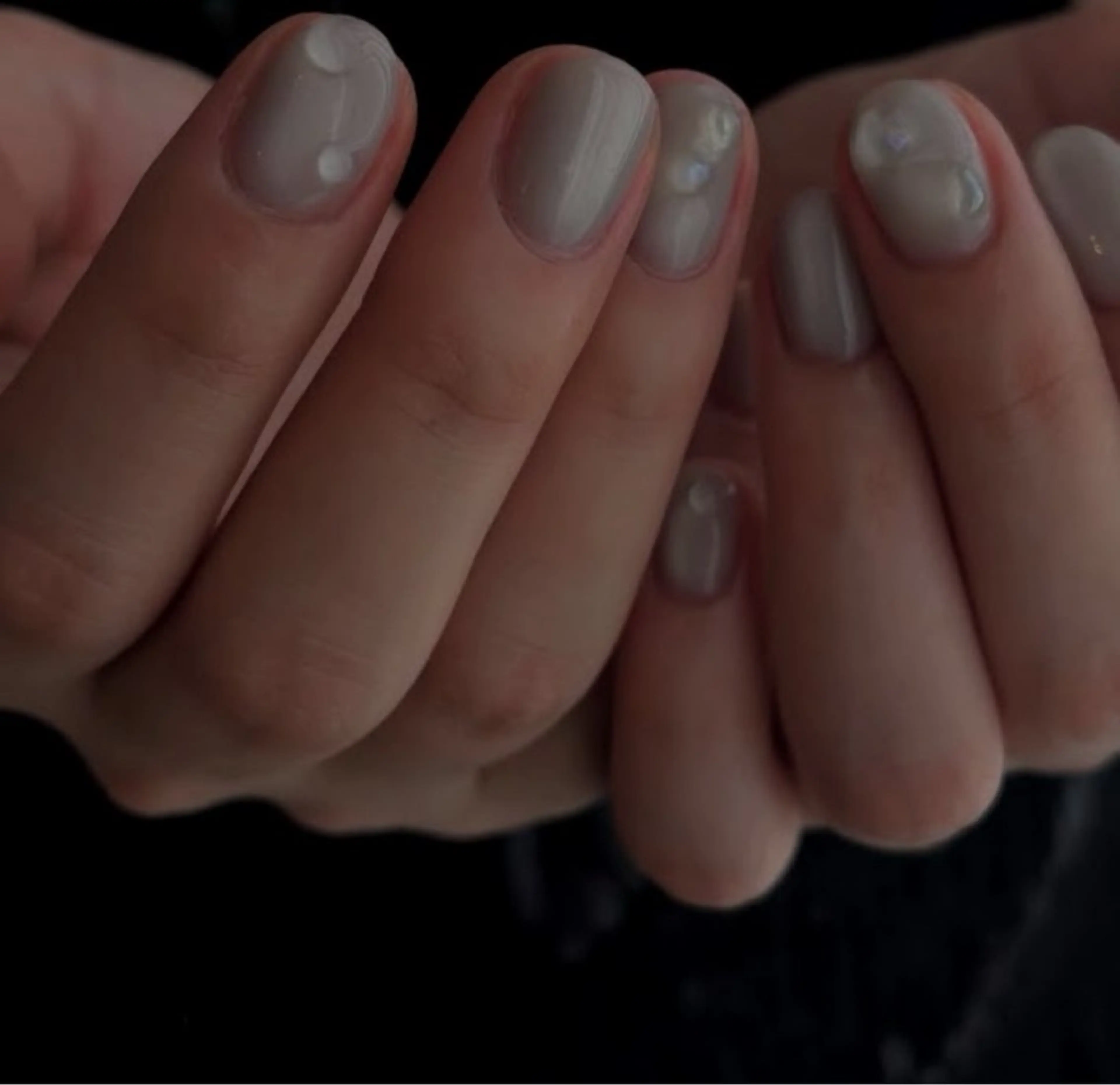 ネイル ジェルネイル 氷ネイル・うるうるネイル キラキラネイル マグネットネイル ニュアンスネイル ハンドネイル tamu nail 　金町のネイルデザイン