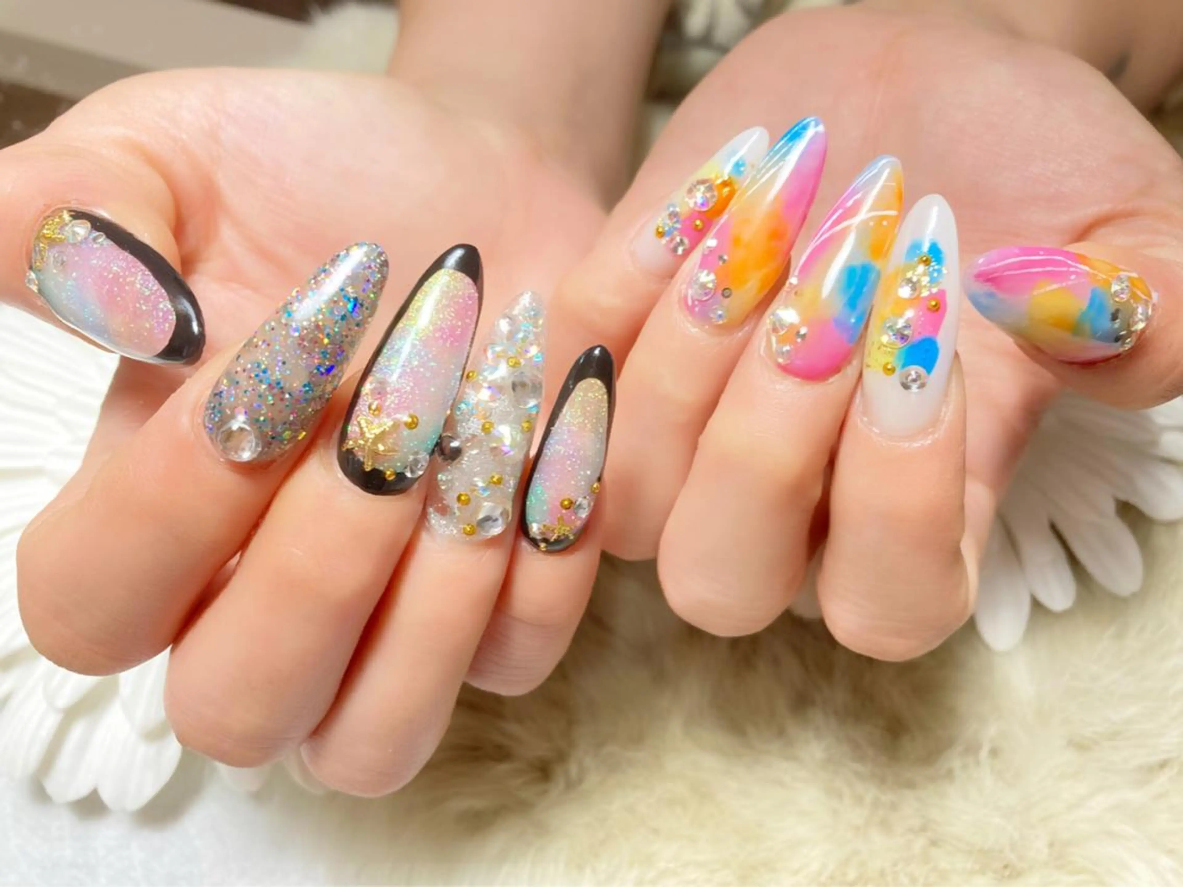 ネイル ハンドネイル Yakko pas á pasのネイルデザイン