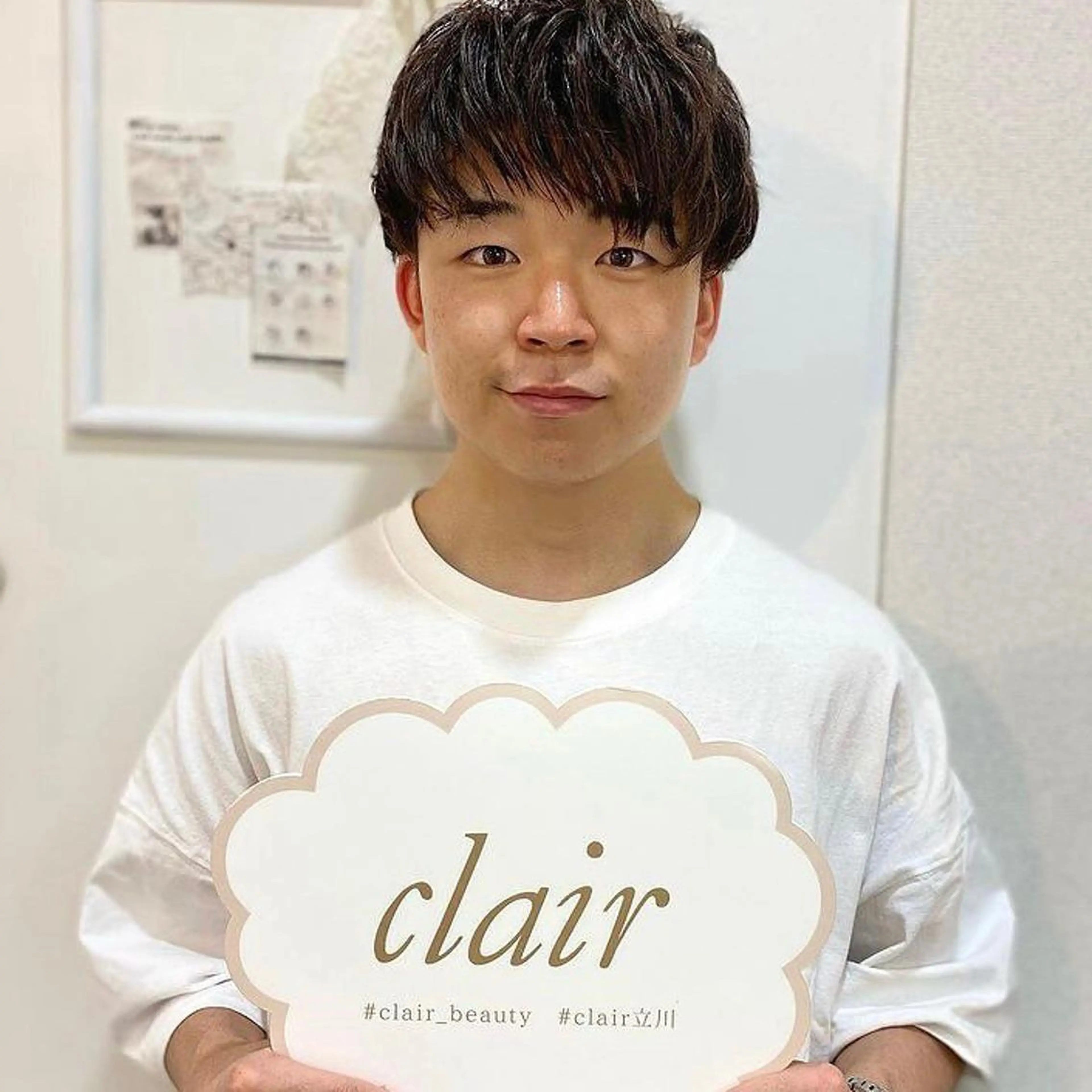 ロング パーマ ヘアアレンジ メンズ ネイル メンズネイル clair立川店所属・PRSSS立川 matsudaのエステ・リラクイメージ