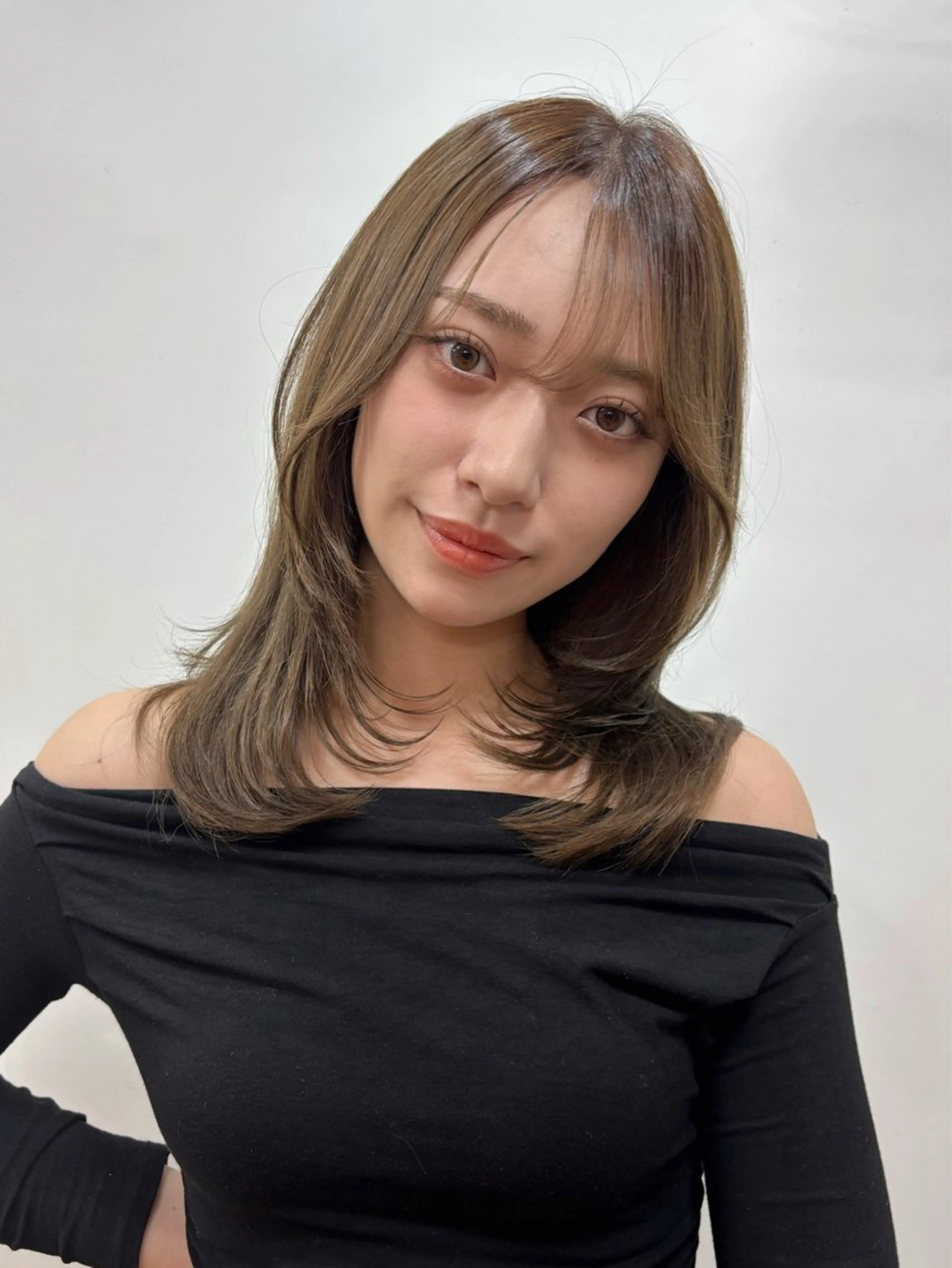 セミロング 髪質改善/艶カラー✨ syukaのヘアスタイル