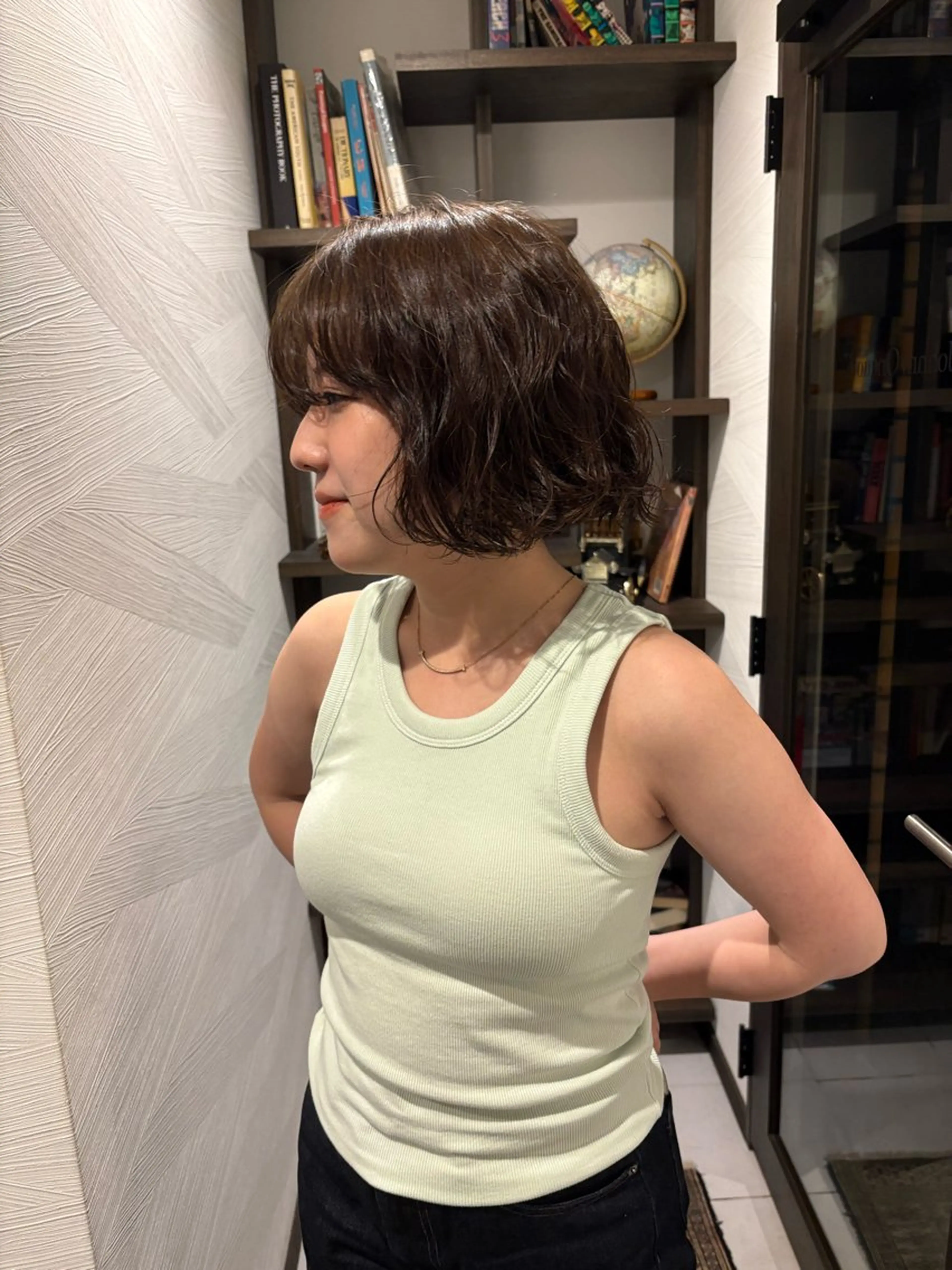 ショート カラー パーマ fujita neneのヘアスタイル