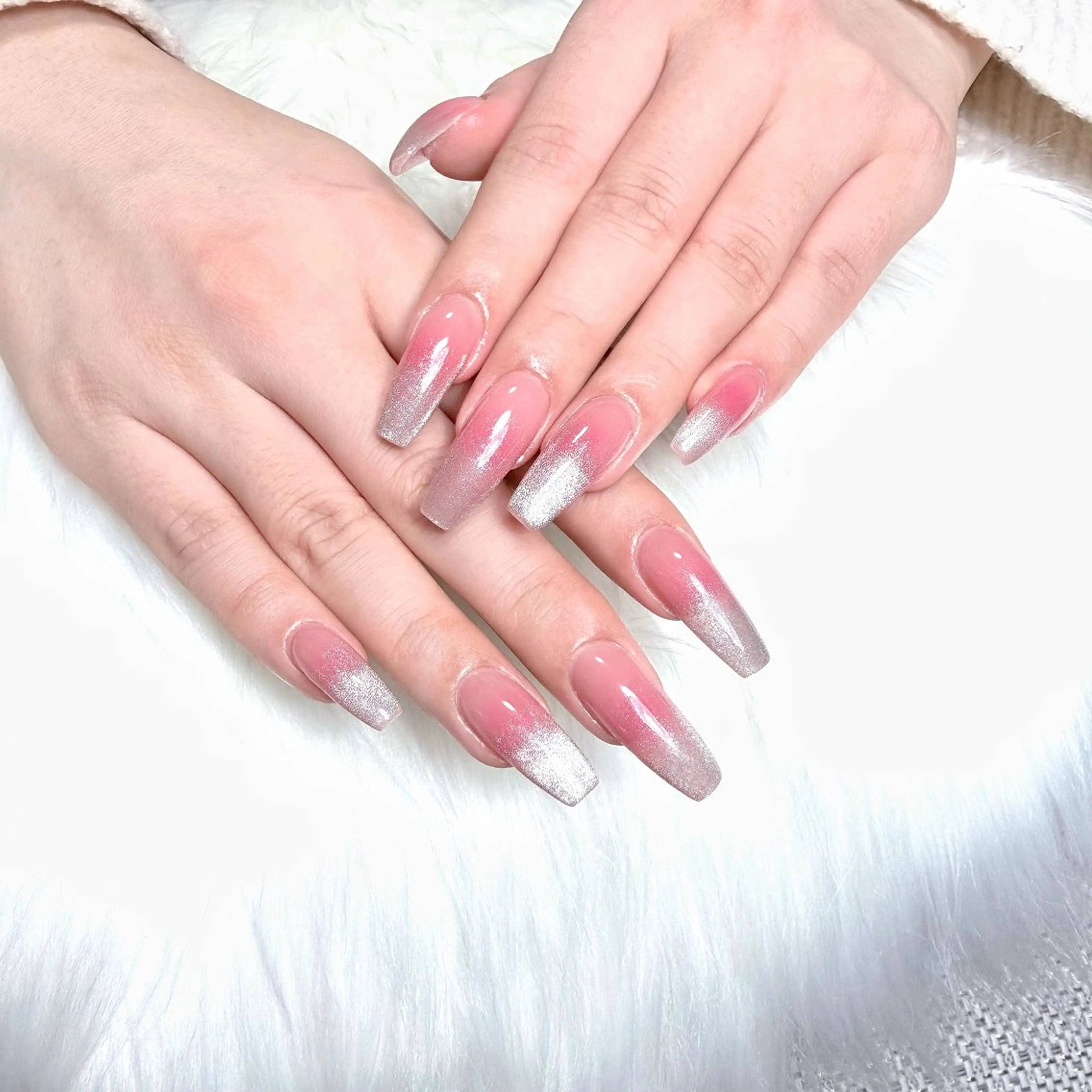 ネイル ジェルネイル ロングネイル ニュアンスネイル ワンカラーネイル シンプルネイル Kora Nailのネイルデザイン