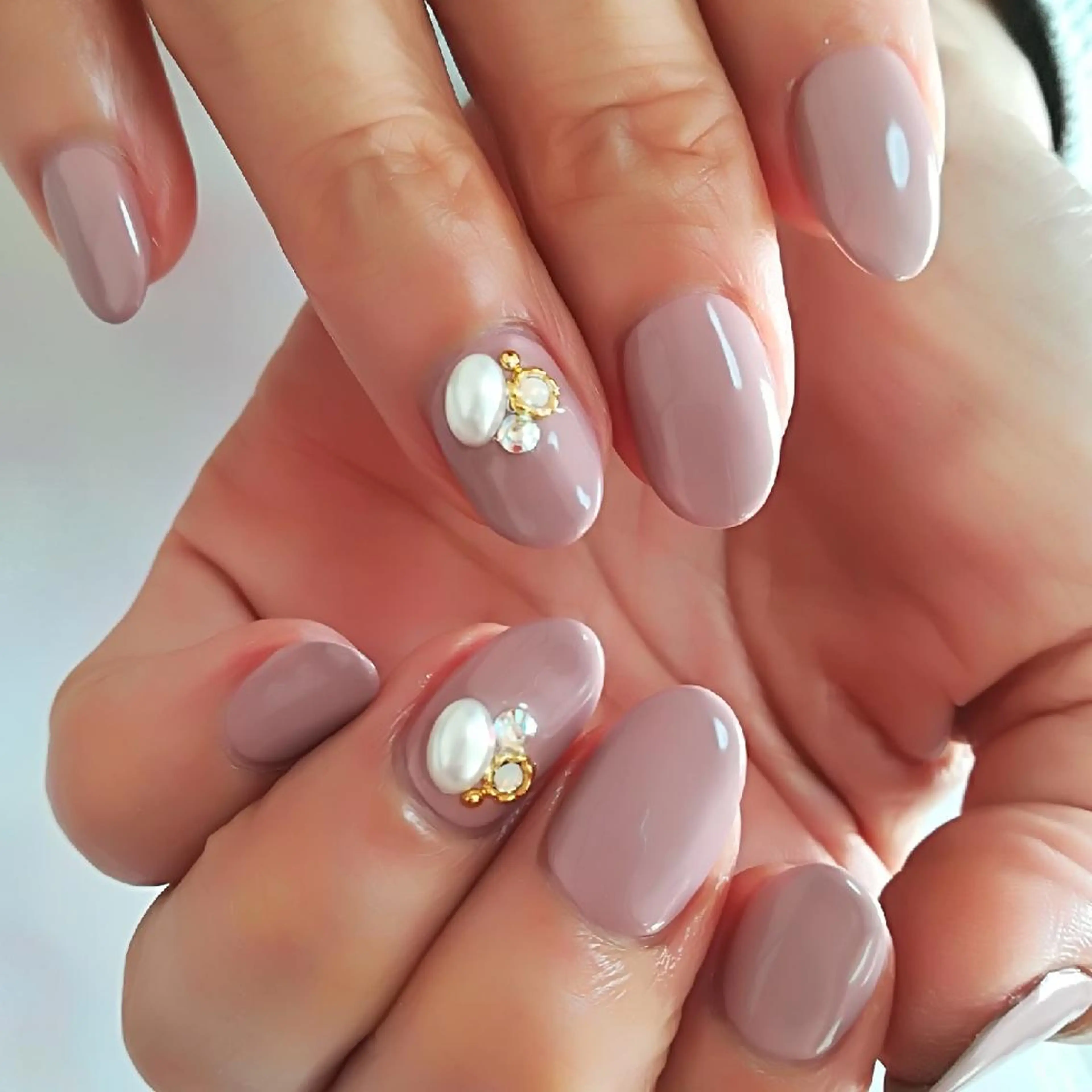 ネイル ワンカラーネイル ハンドネイル reve あやののネイルデザイン