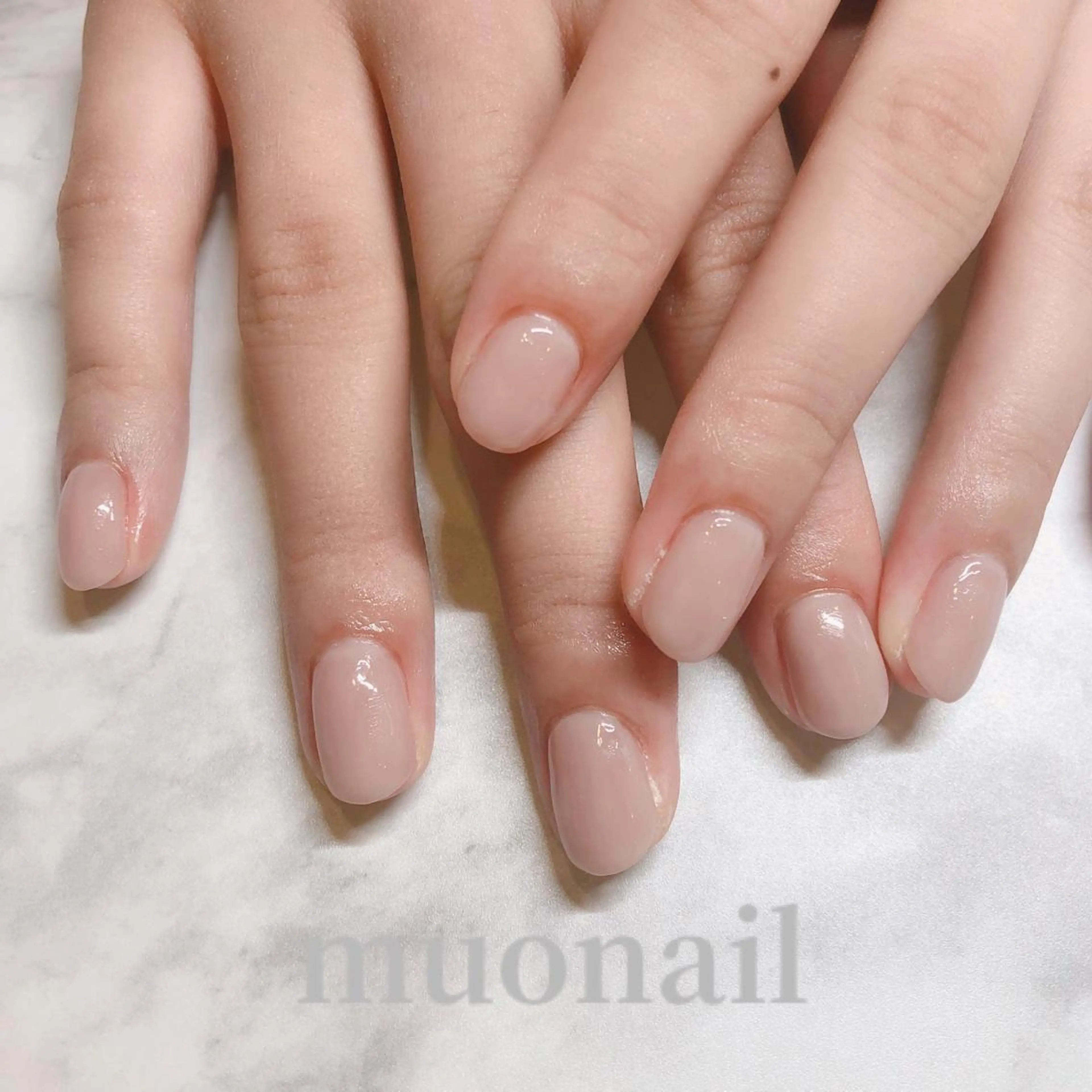 ネイル ワンカラーネイル 中川 ほののネイルデザイン