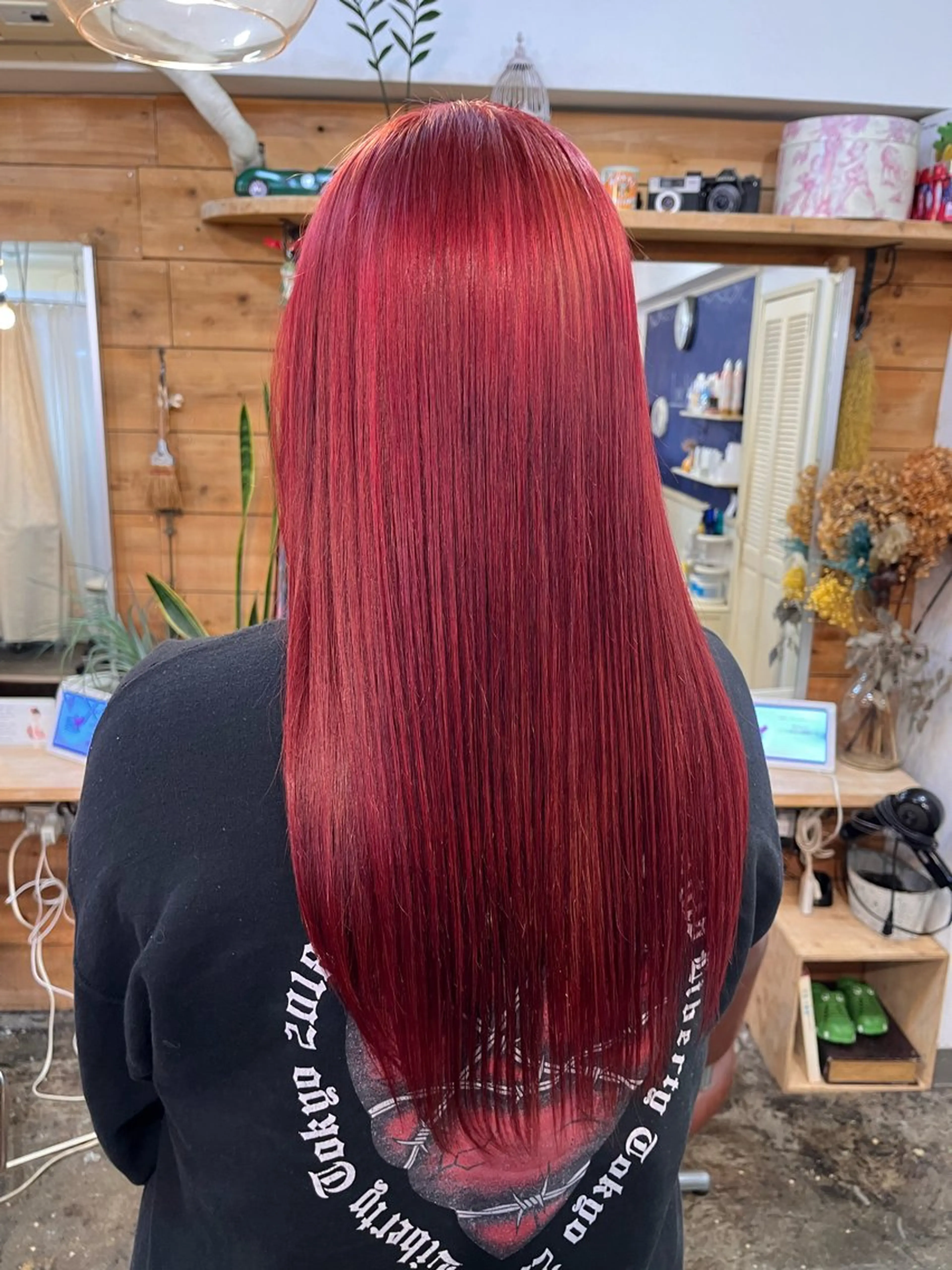 カラー レッドカラー ヘアカラー トリートメント HAIR　& MAKE orange所属・mary'sメリー /ニュアンスカラーのヘアスタイル