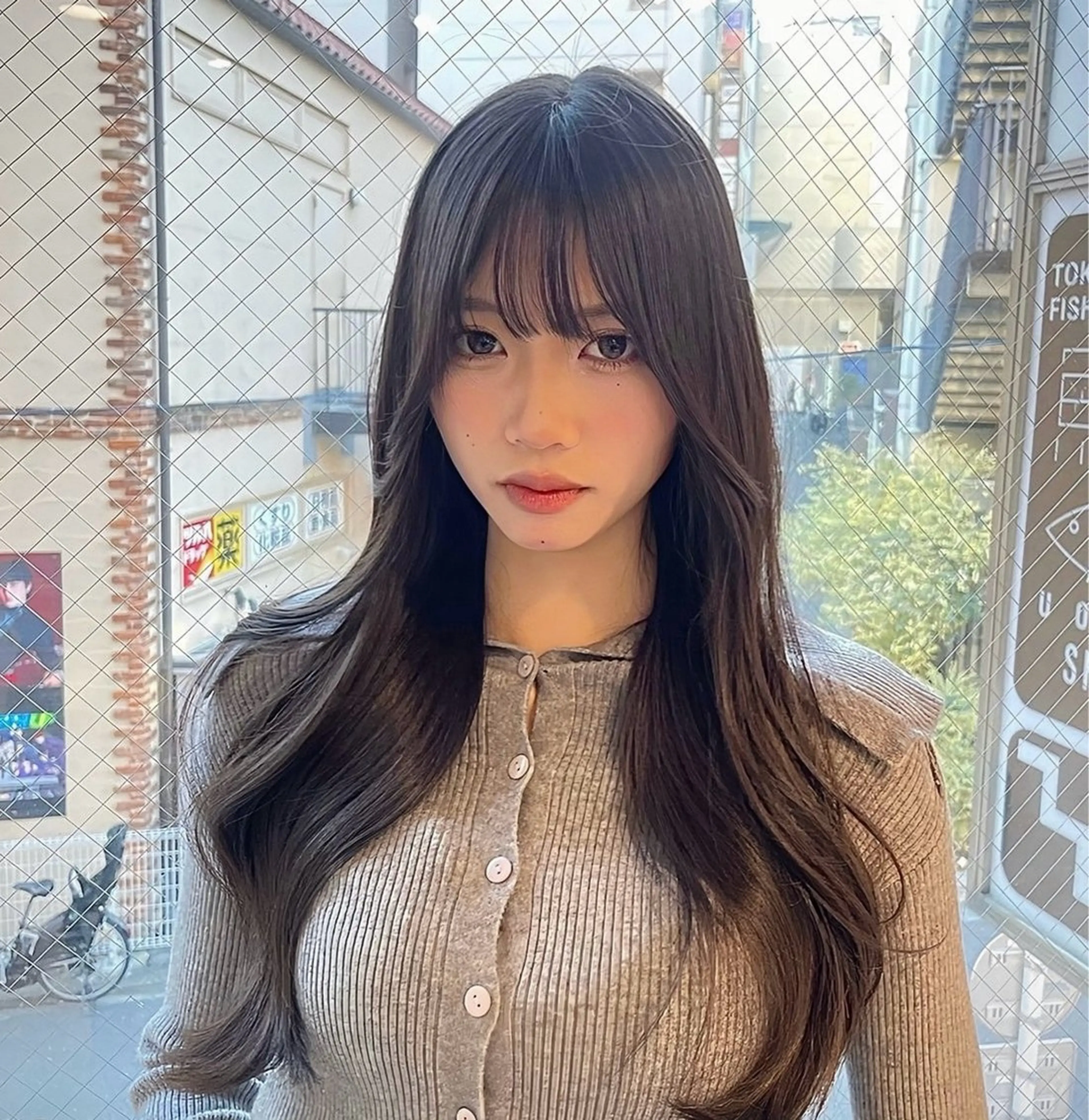 カラー 透明感カラー グレージュ 二宮 陽太のヘアスタイル