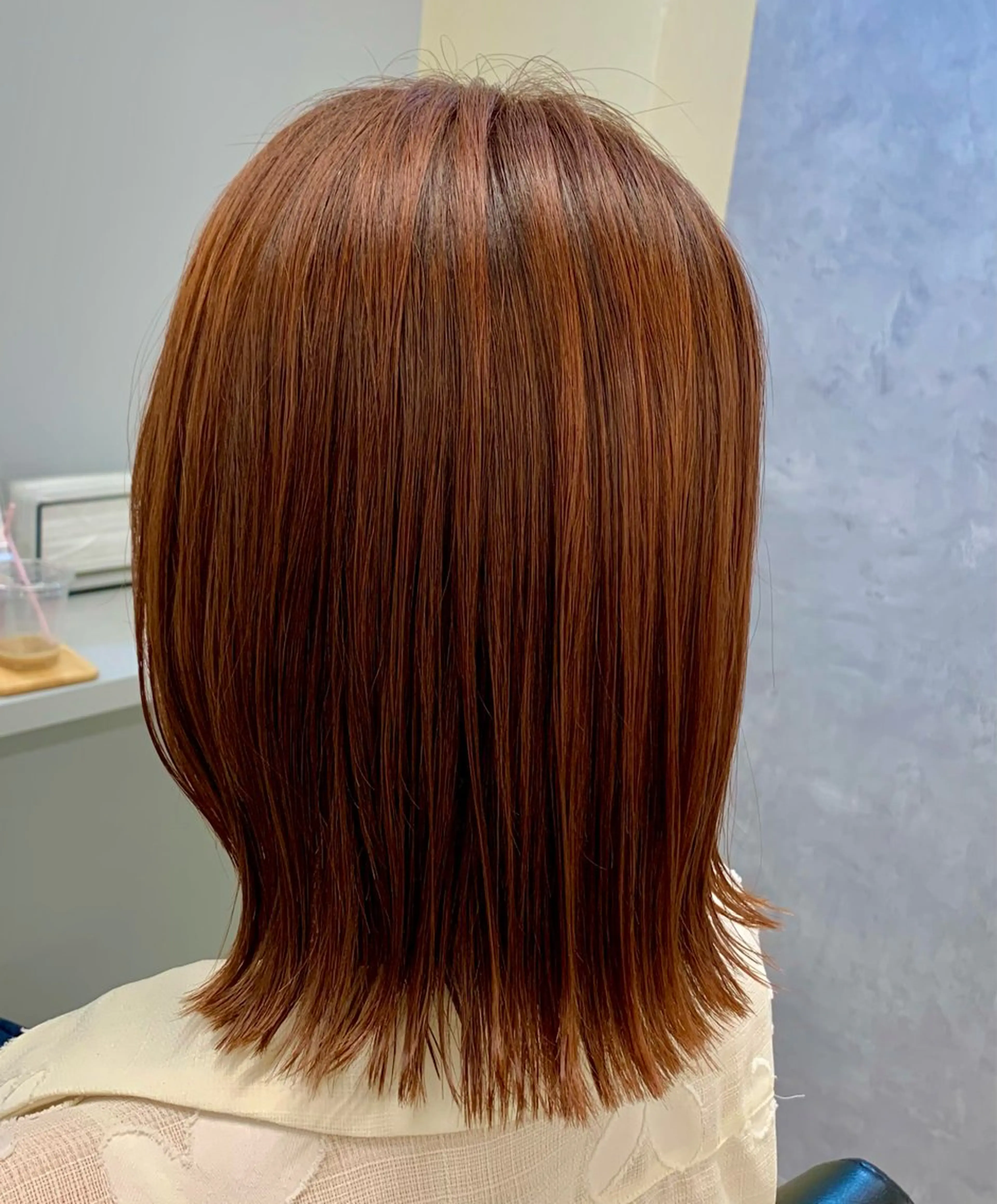 ミディアム ボブ カット ヘアカラー トリートメント ideal心斎橋 ☆片山☆のヘアスタイル