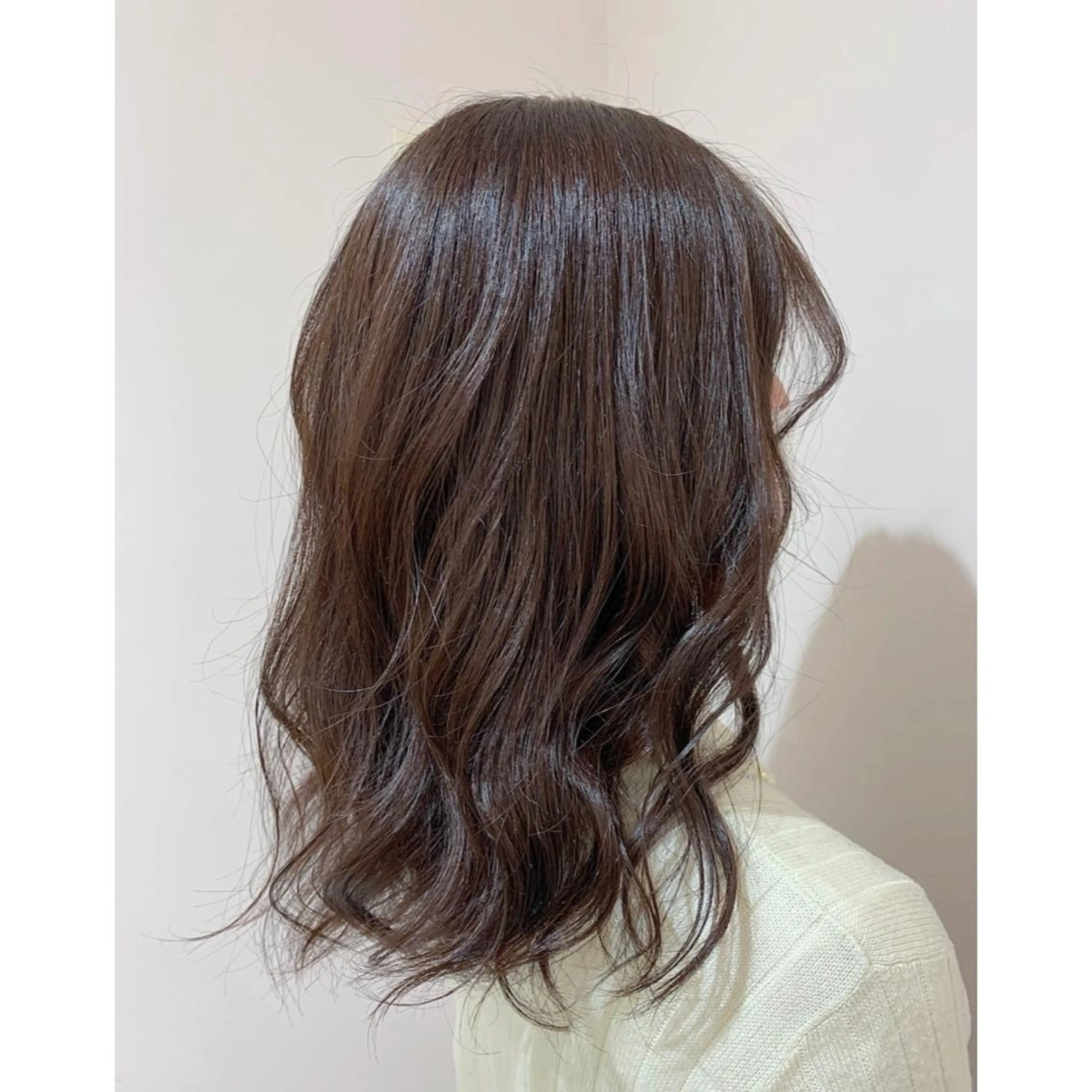 ミディアム カラー 韓国ヘア 🎀中川綾乃🎀のヘアスタイル