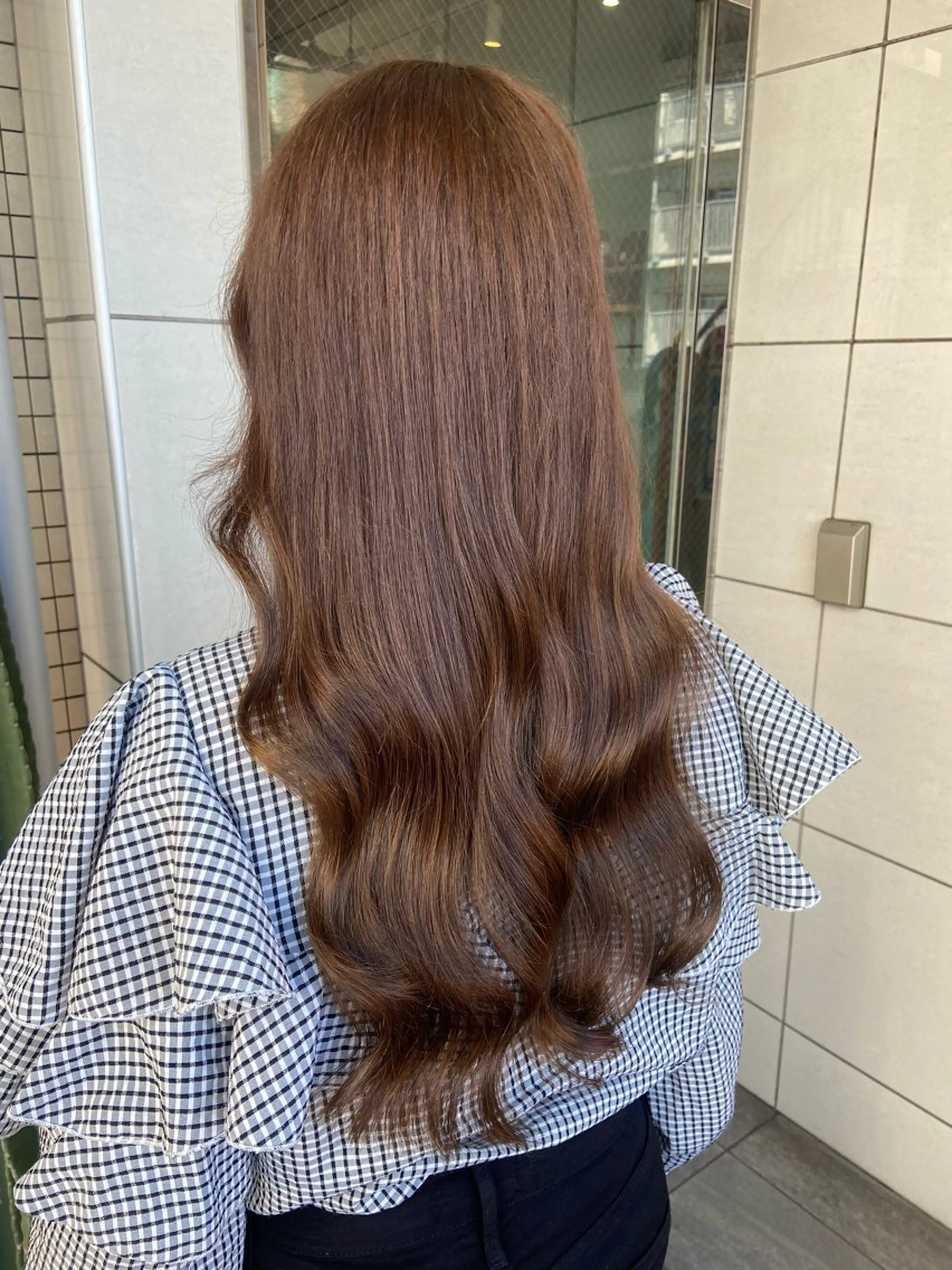 ロング カラー ヘアカラー トリートメント 🧸プルエクステ❤︎ ネイルKAO🧸のヘアスタイル