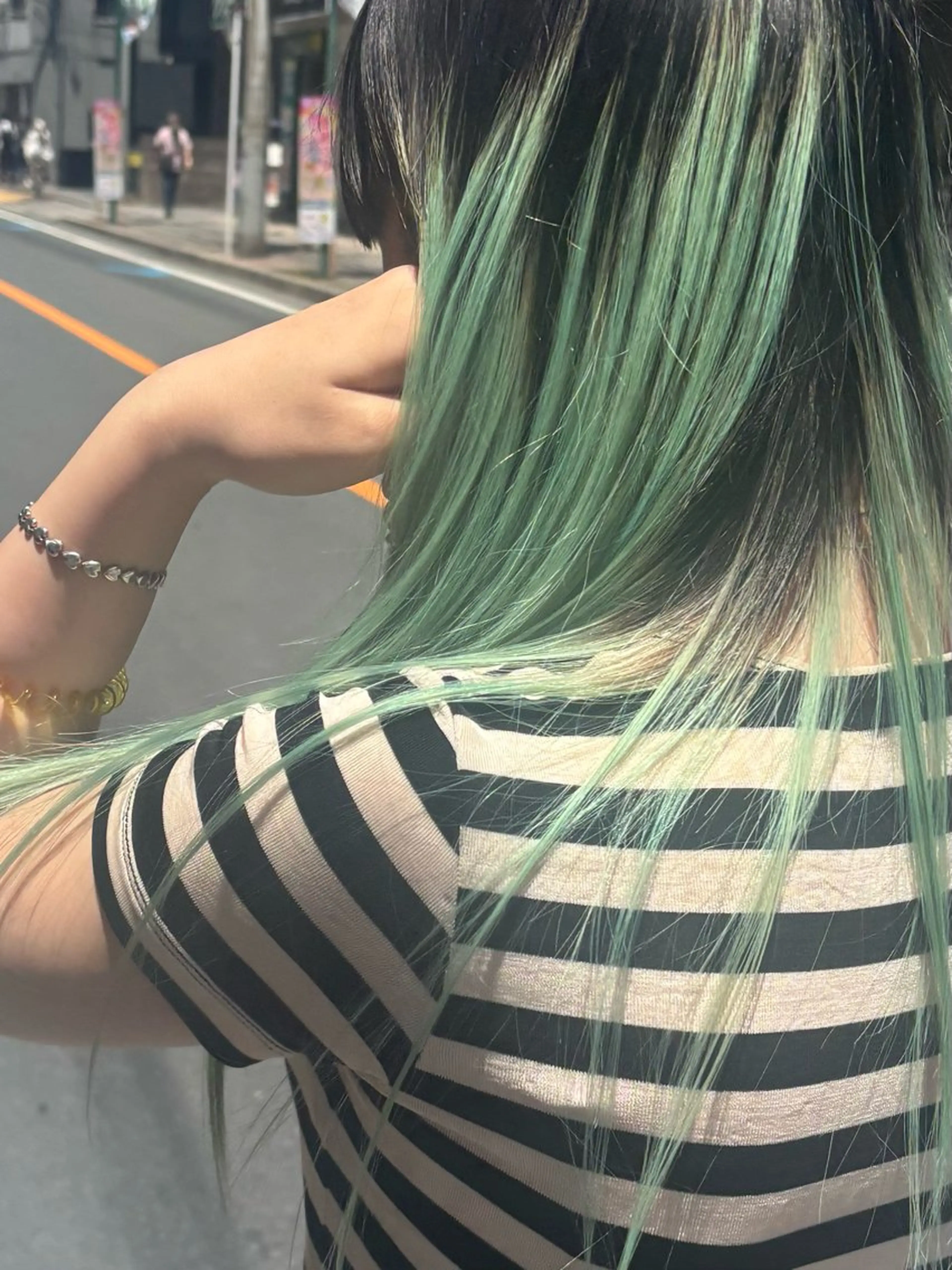 【✴︎透明感カラー✴︎】カット+ブリーチ+ワンカラー🧡の写真