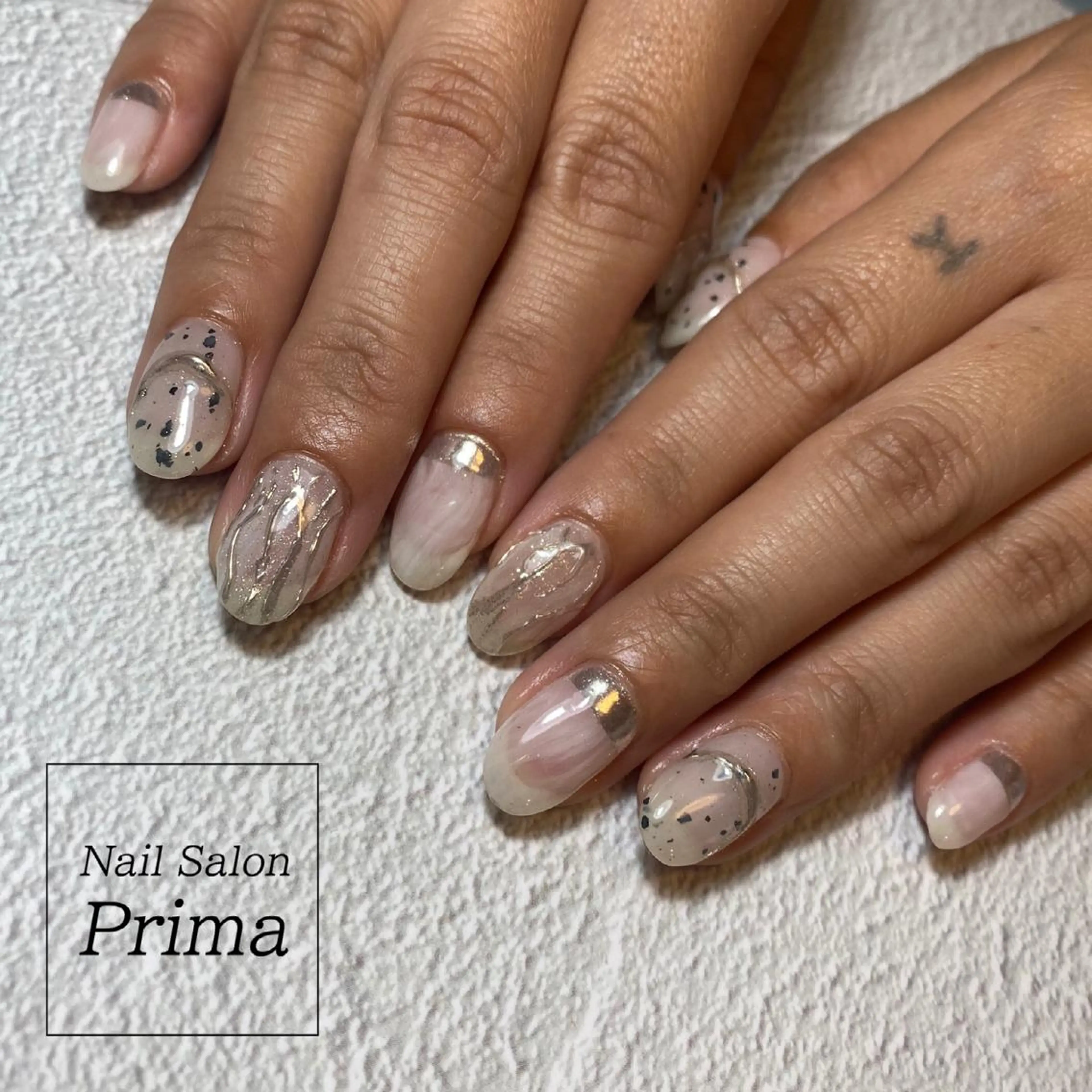 セミロング ネイル SalonPrima Nail & Eyeのマツエク・マツパデザイン