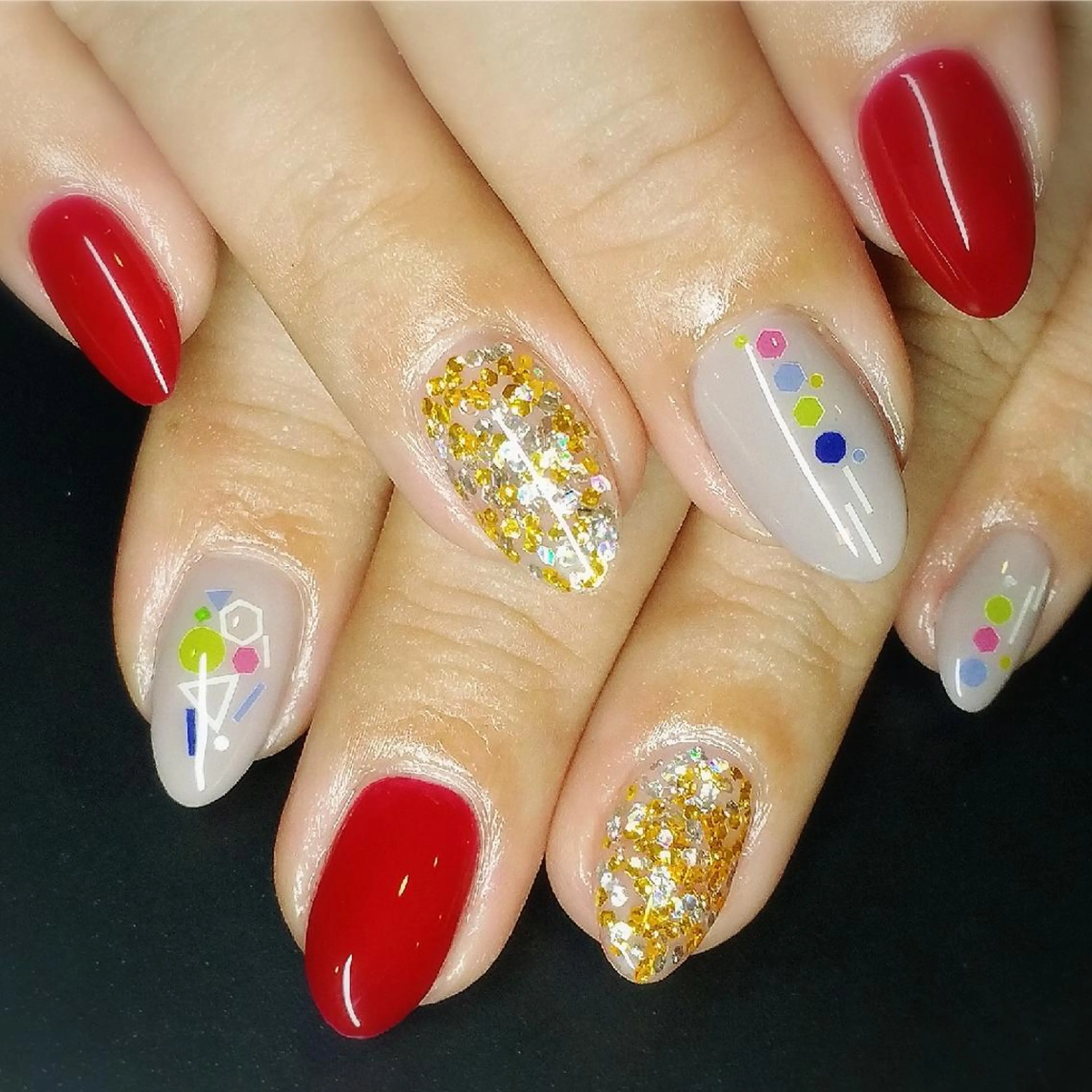 ネイル 持ち込み ハンドネイル 柴田 彩のネイルデザイン