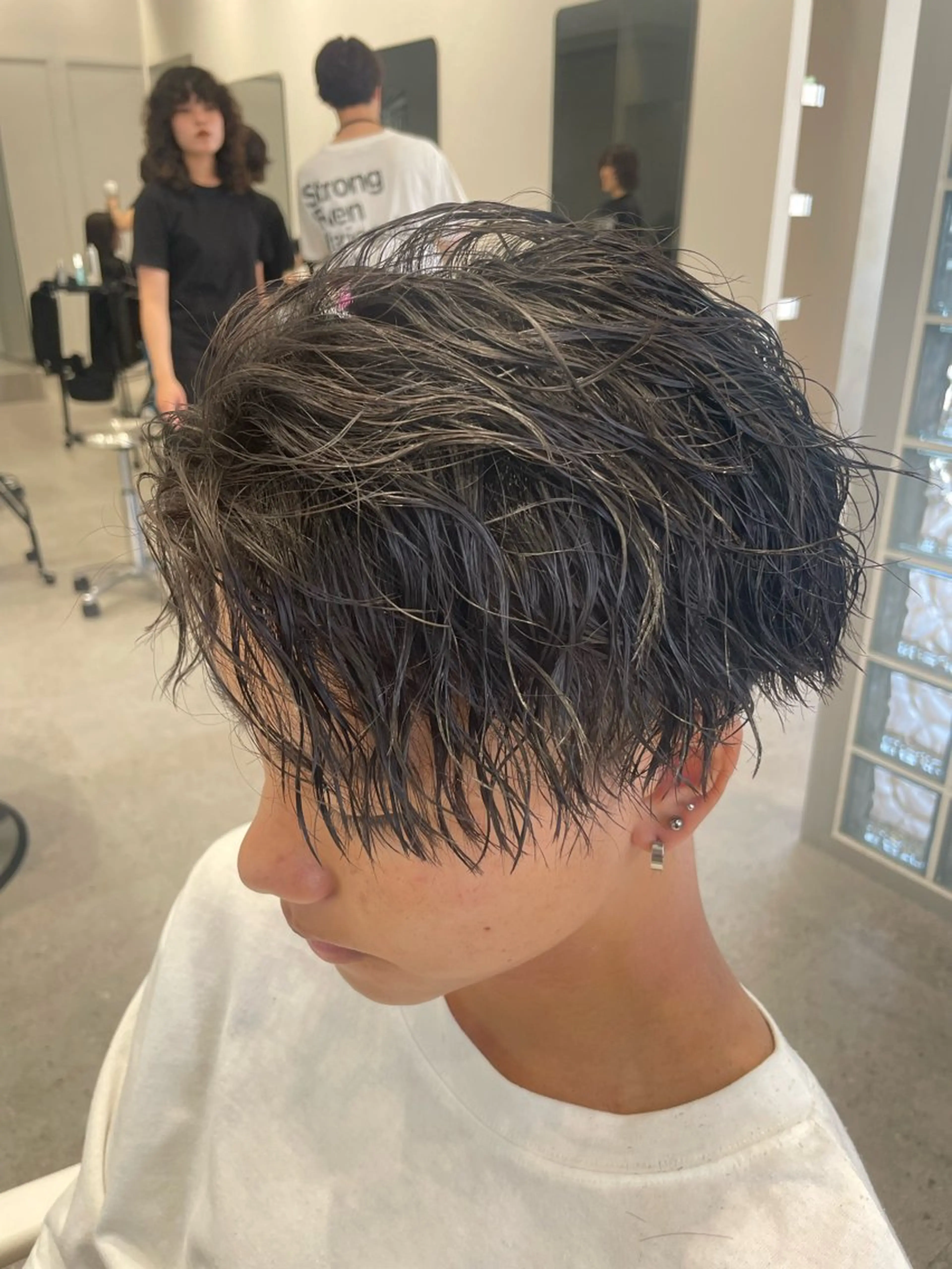 パーマ メンズ 無料ショートモデル 募集中❗️秋山ひらいのヘアスタイル