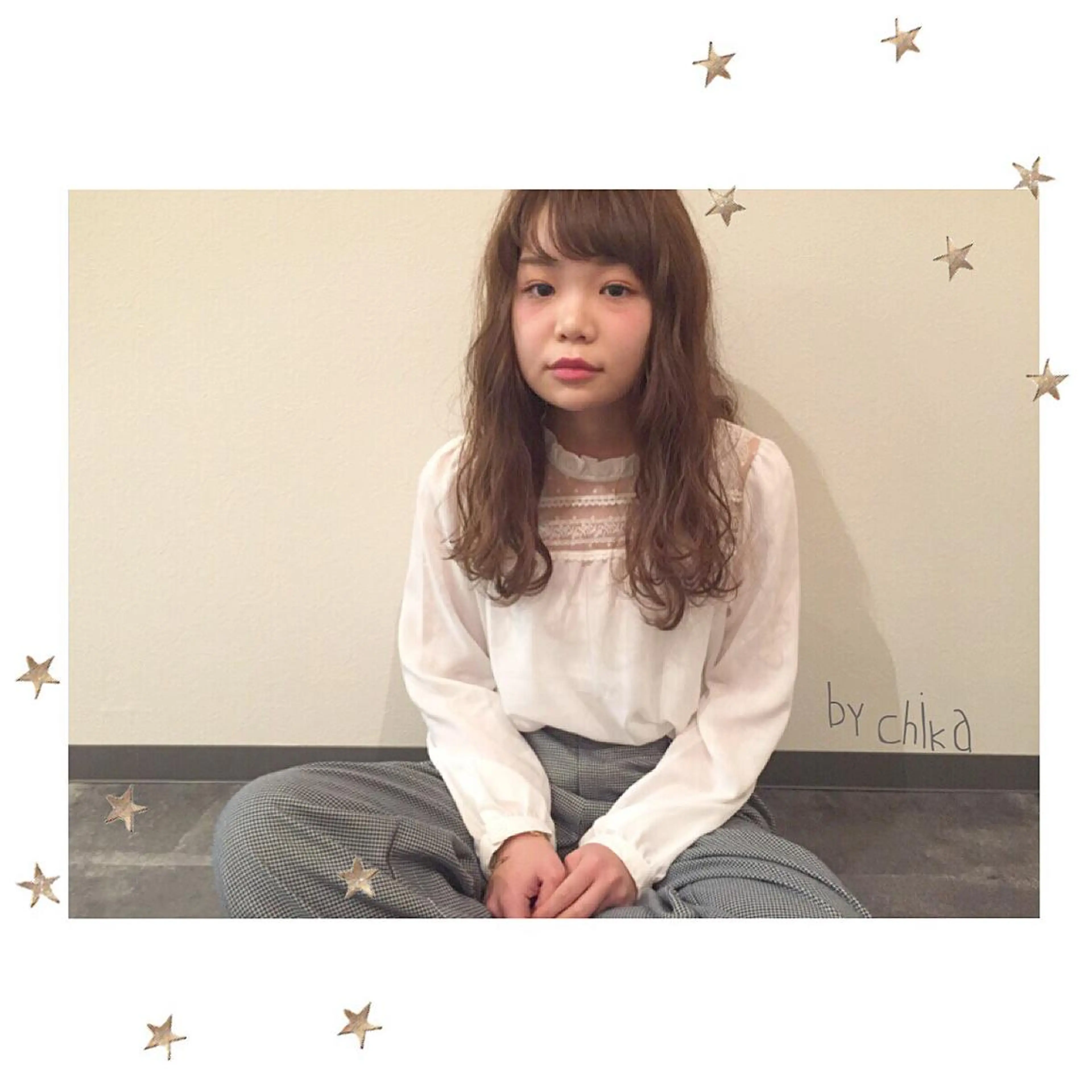 セミロング salon AKIRA所属・市川 千夏のヘアスタイル