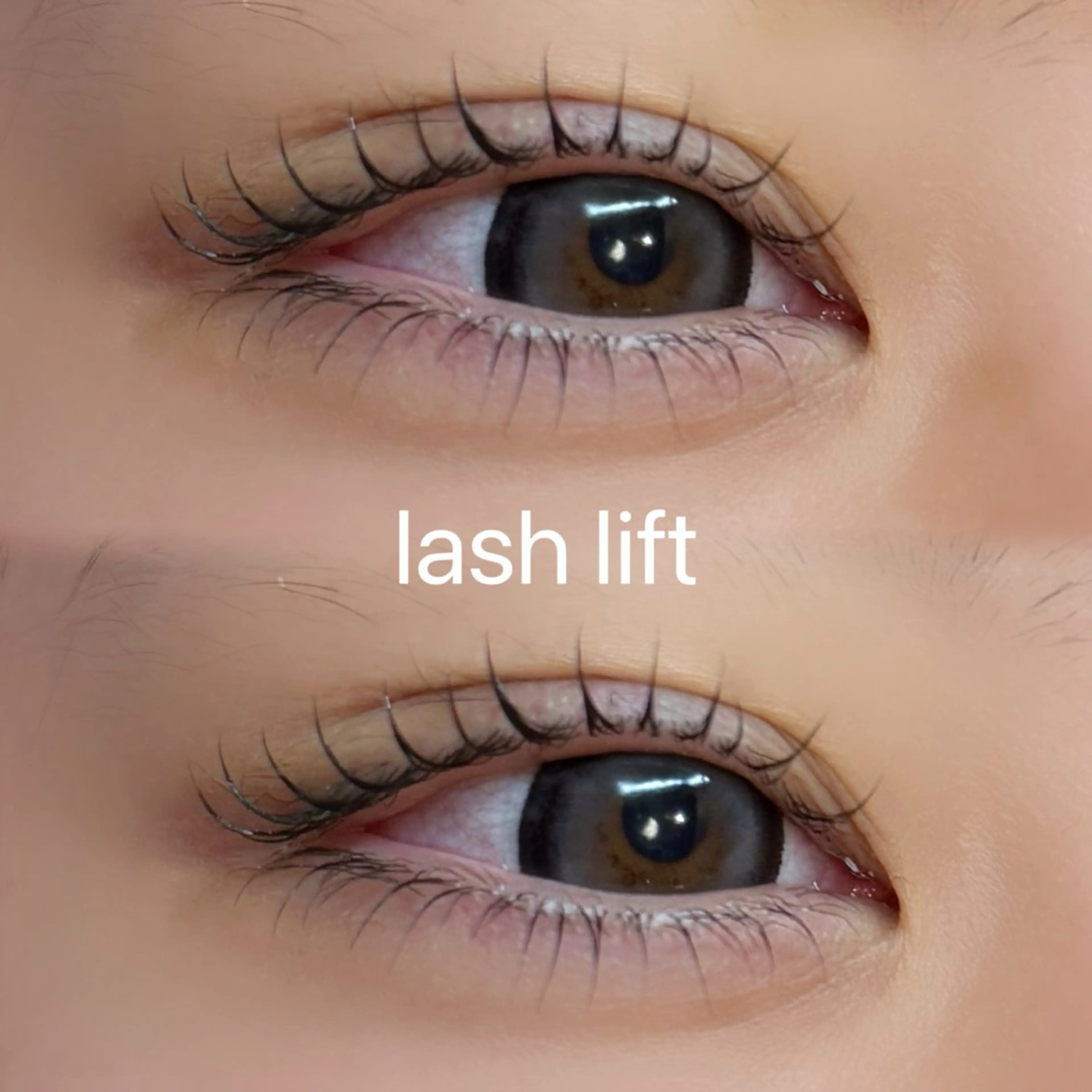 下まつげパーマの写真