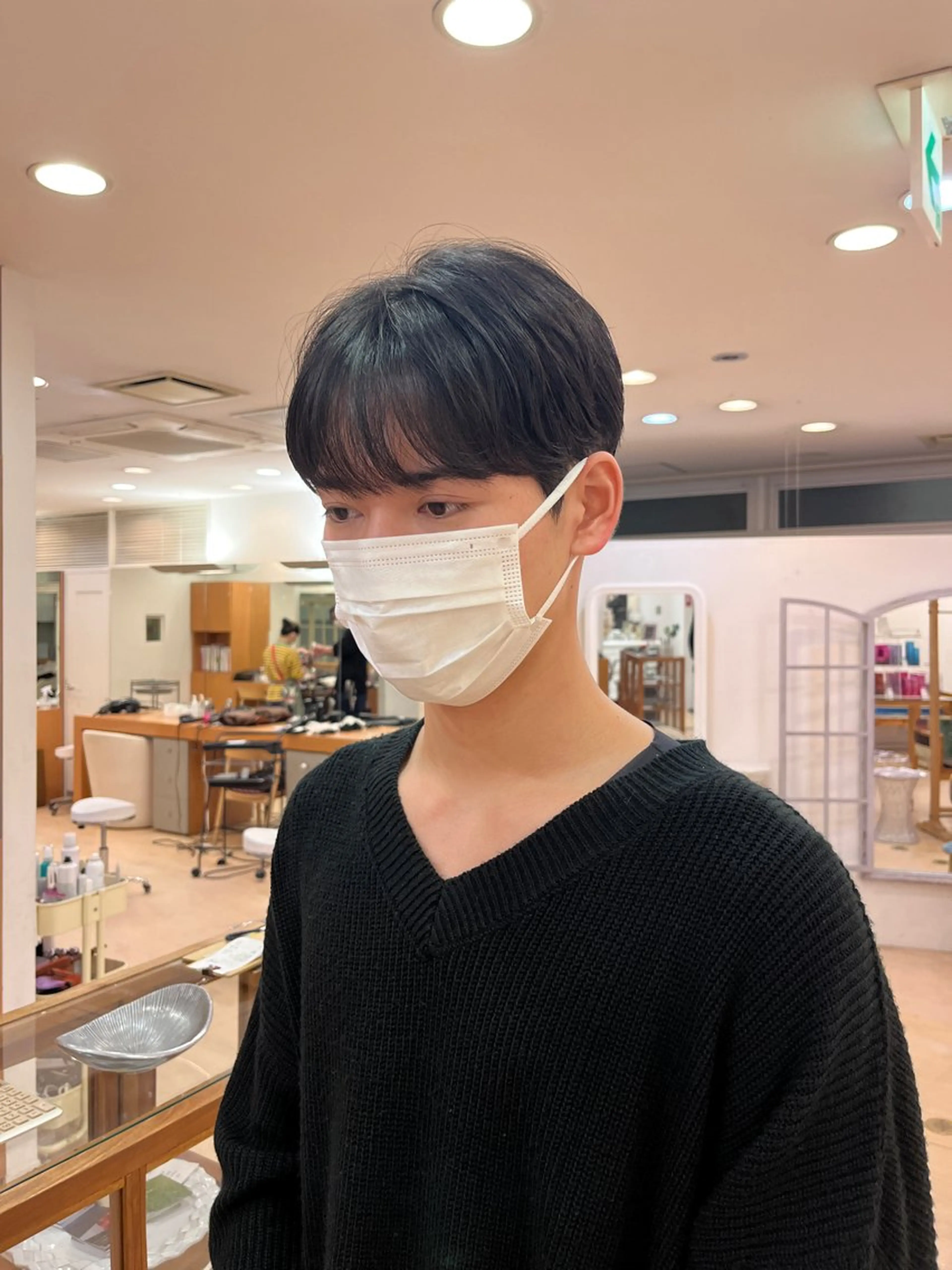 パーマ メンズ ダウンパーマ メンズ韓国風 マッシュ メンズパーマ シースルーマッシュ 💠つたふうか/ 韓国/メンズヘア💠のヘアスタイル