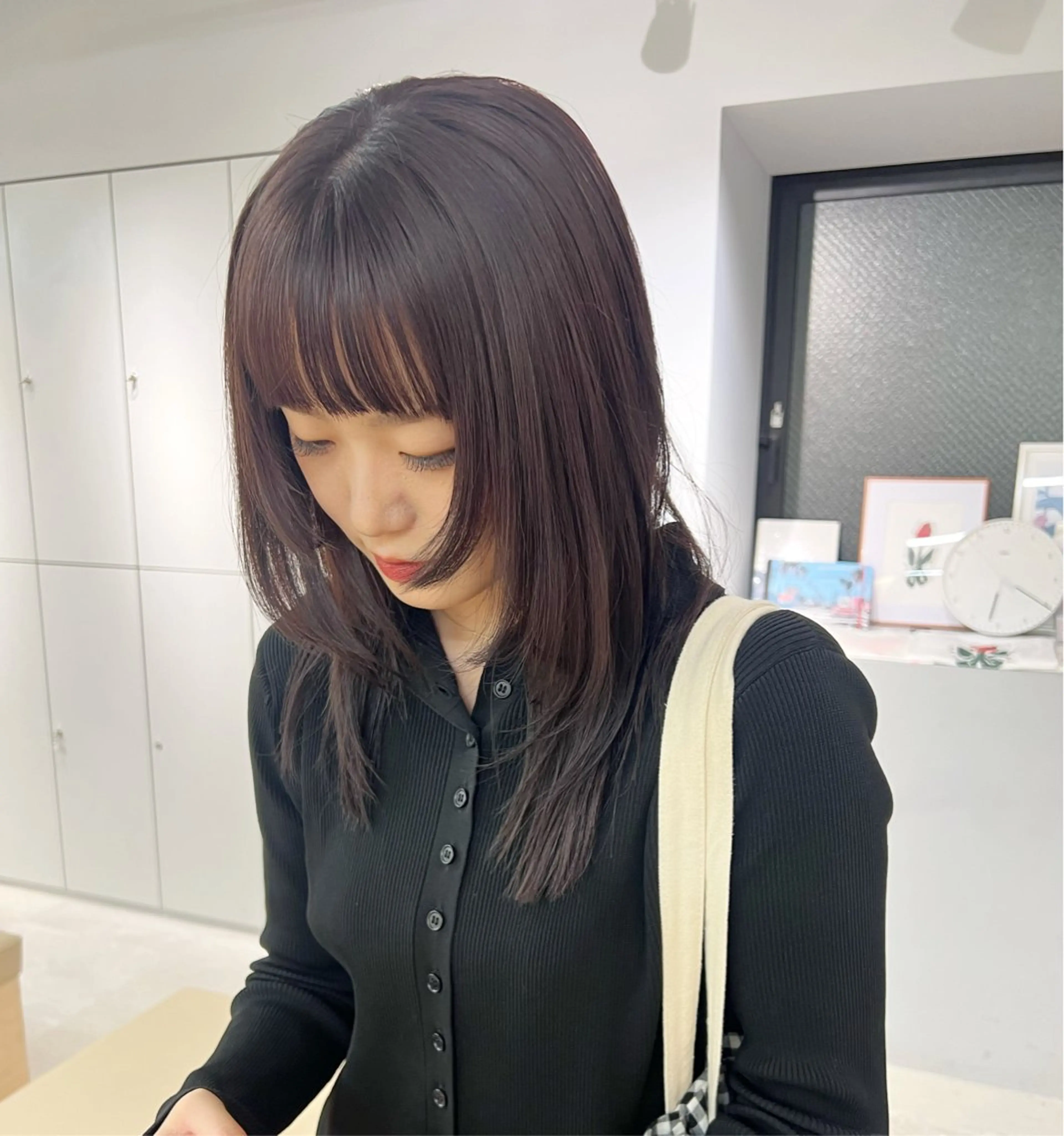 【汗かく季節限定🌻】カット+前髪ストレートパーマ🏝️汗かいてもうねらない前髪に✨✨の写真