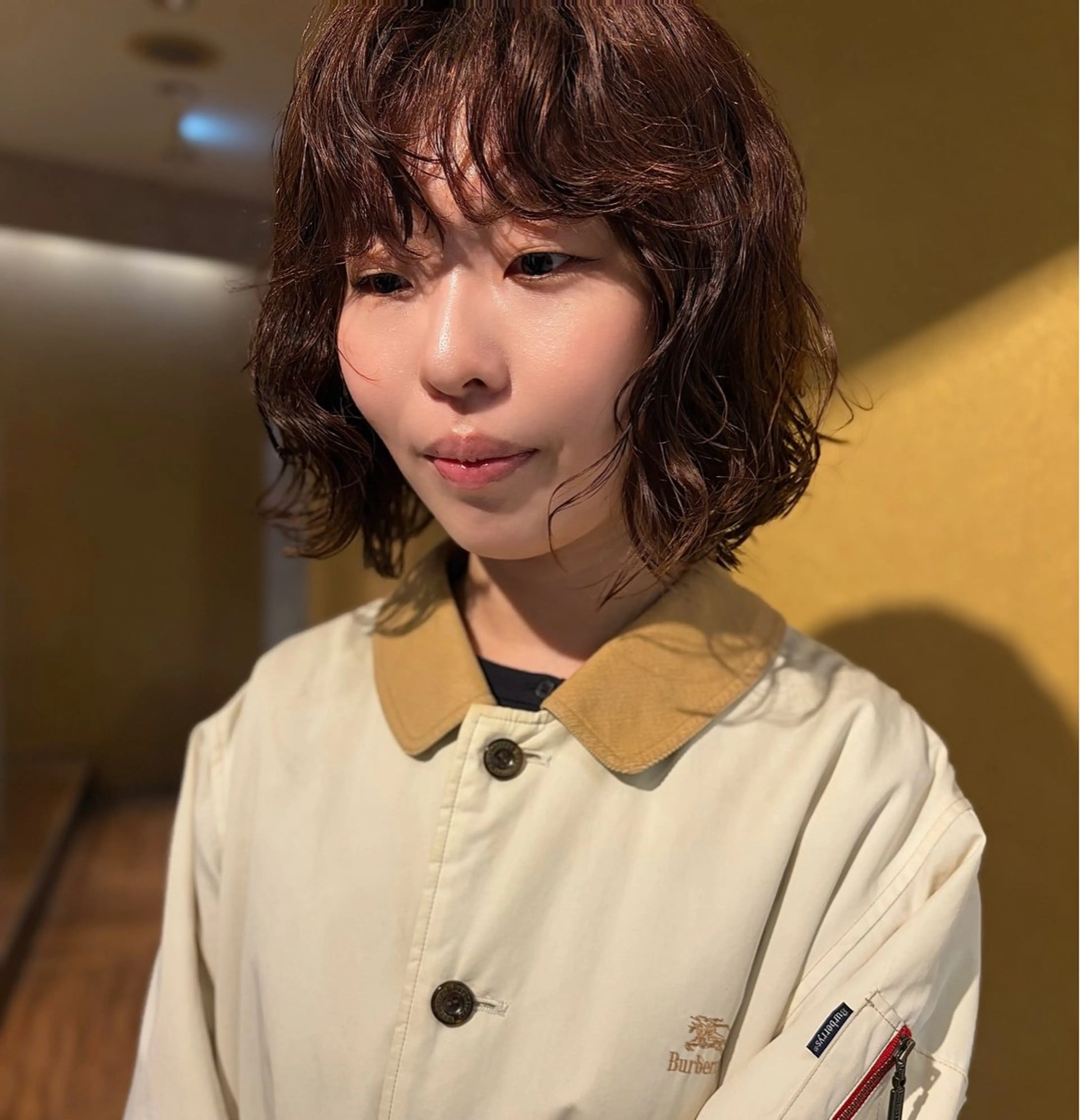 ショート パーマ ボブ 顔周りカット 髪質改善 韓国風ヘア トリートメント 辻 那美樹/似合わせ ヘア/髪質改善のヘアスタイル