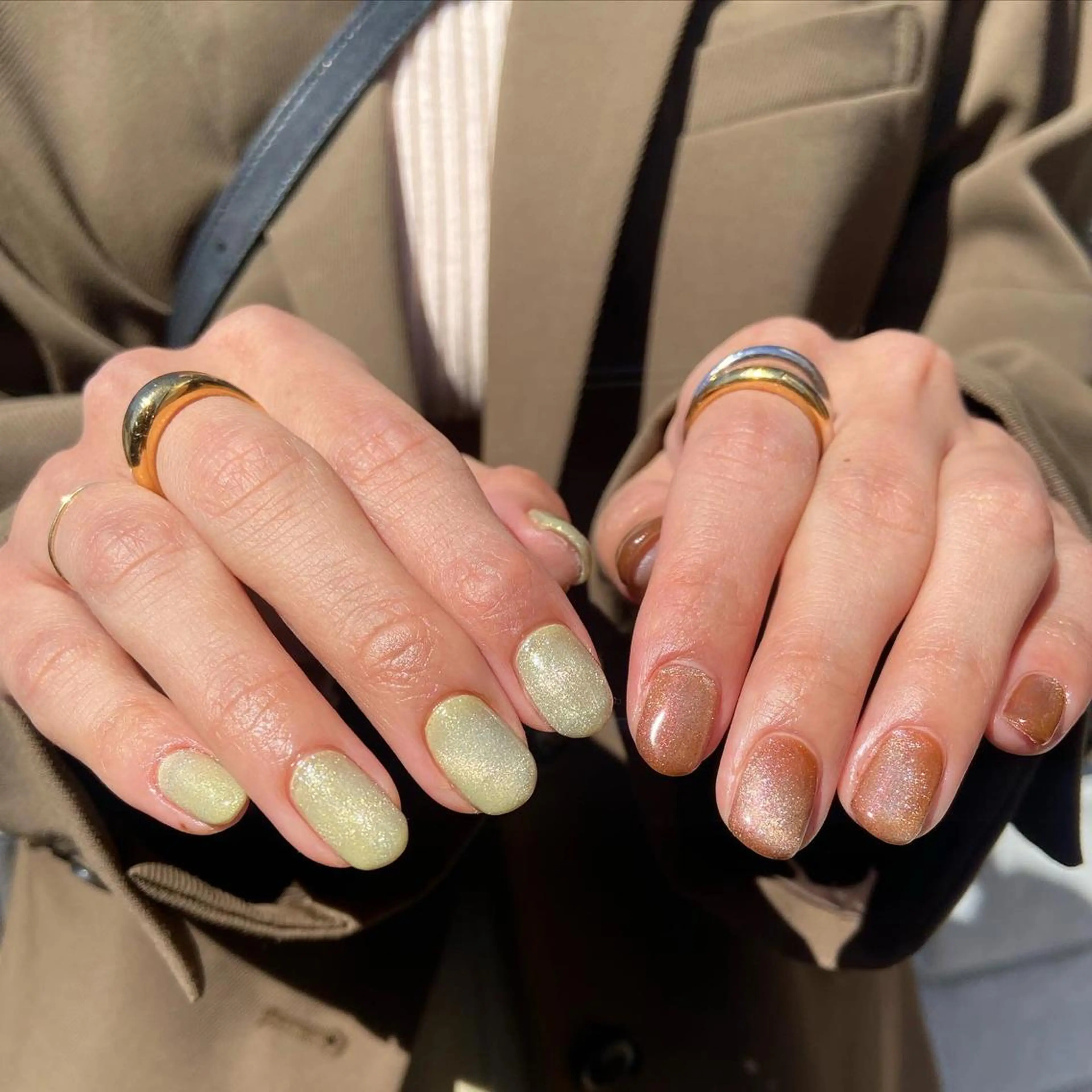 ネイル カジュアル ジェルネイル マグネットネイル ワンカラーネイル シンプルネイル . unffのネイルデザイン