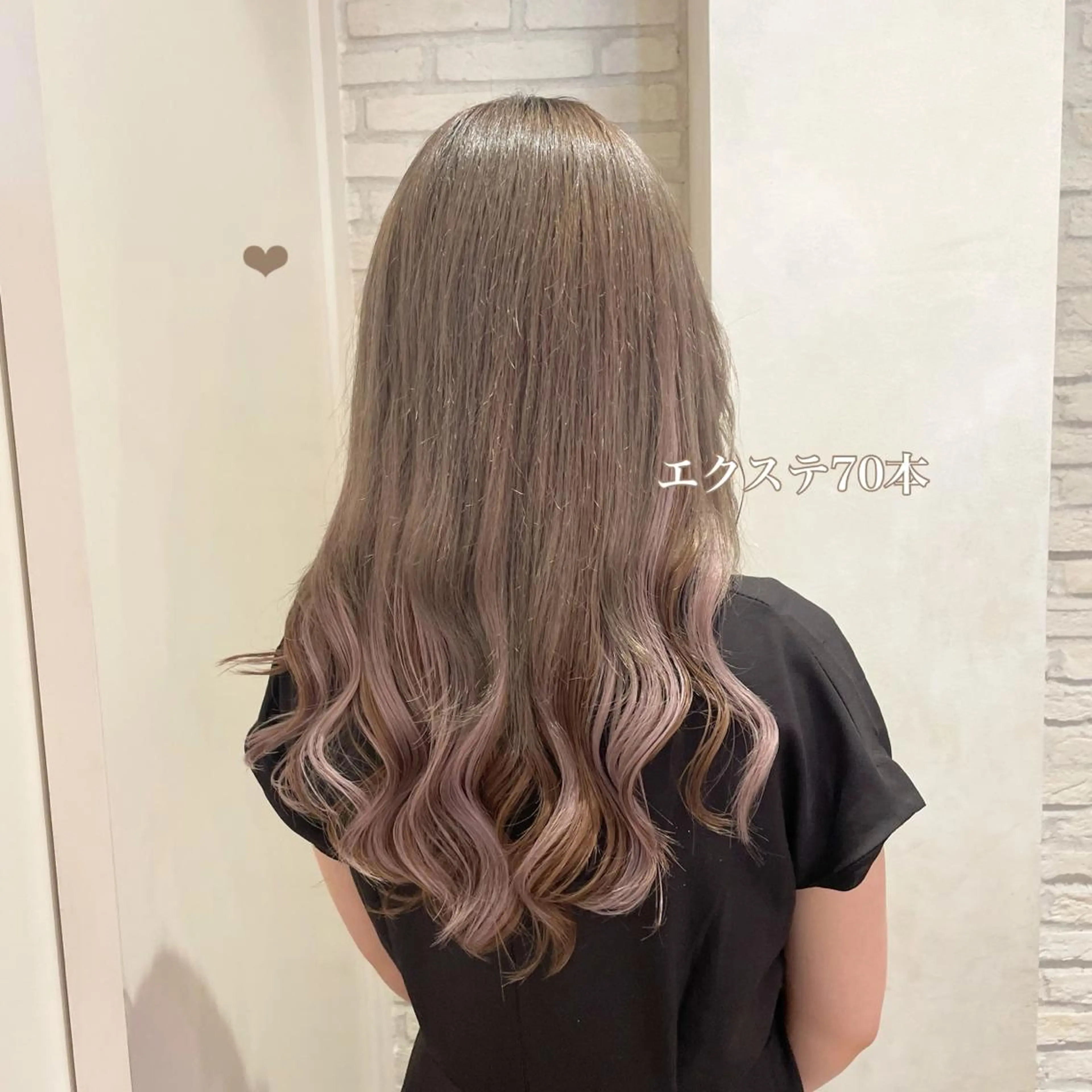 ミディアム エクステ エクステ/ハイトーン 🐏☁️miminaのヘアスタイル