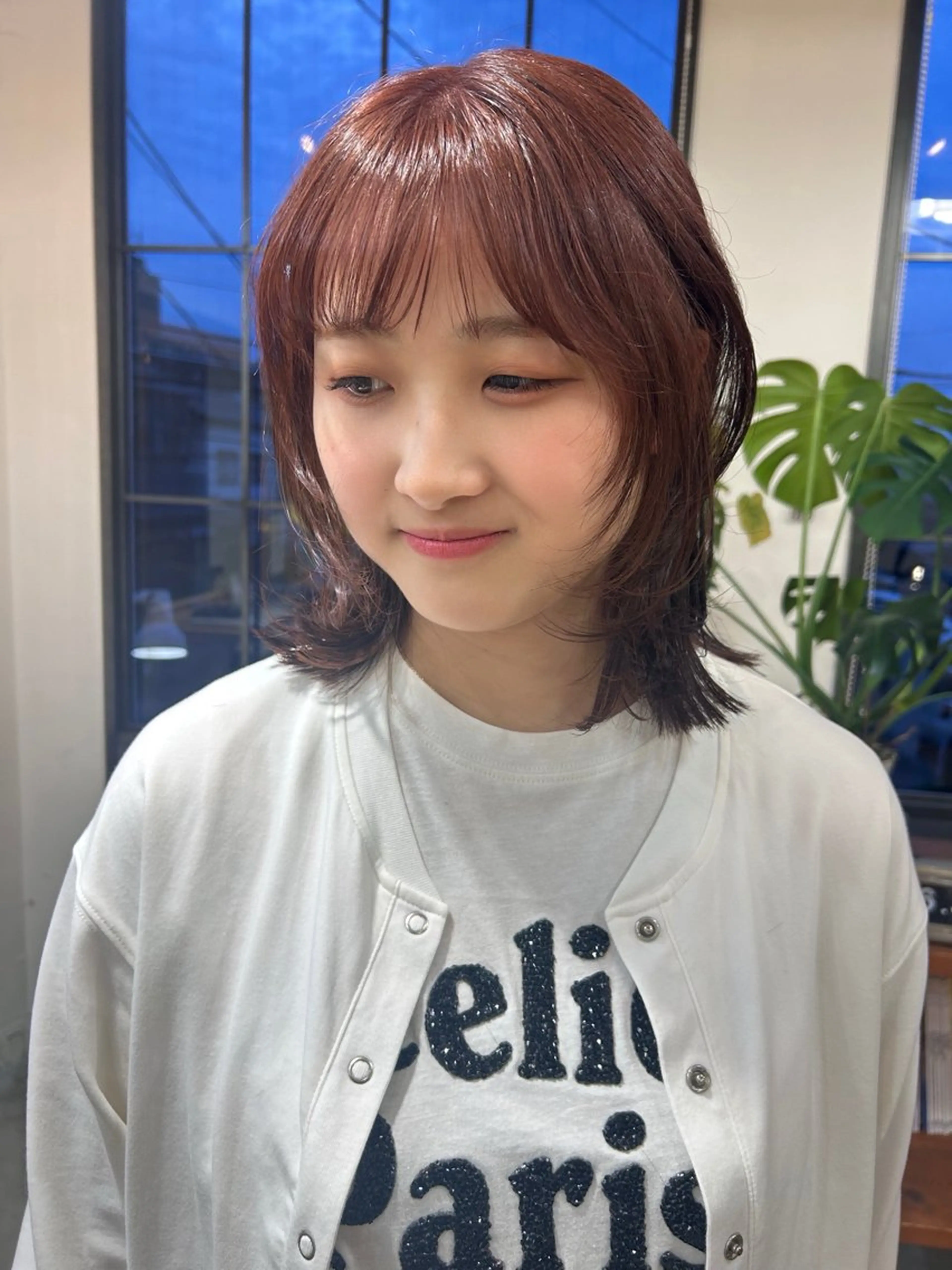 ミディアム 顔周りカット SUNSUNSUN所属・SUNSUNSUN 斎藤天海のヘアスタイル