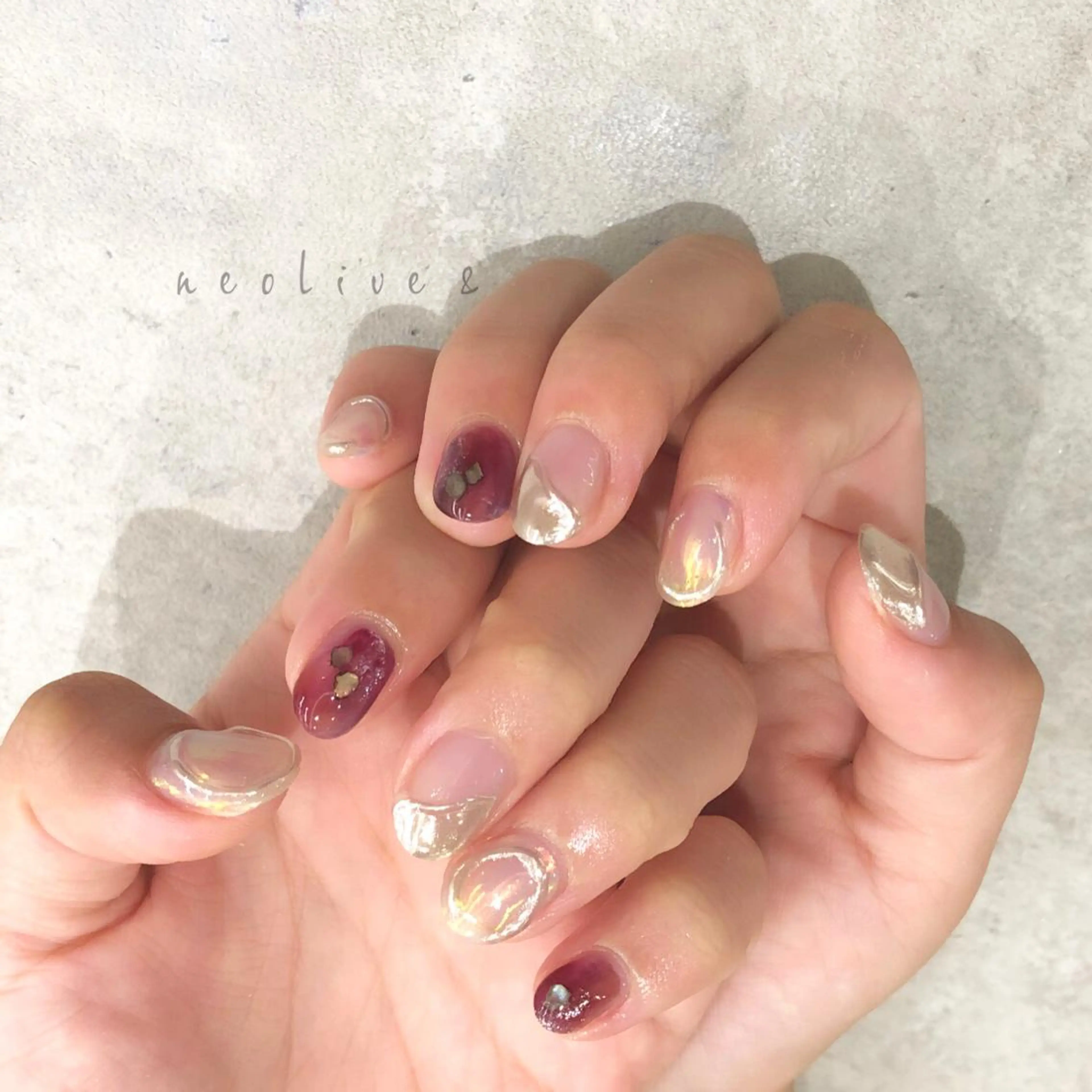 ネイル ハンドネイル Yuriko Omi パラジェル/渋谷のネイルデザイン