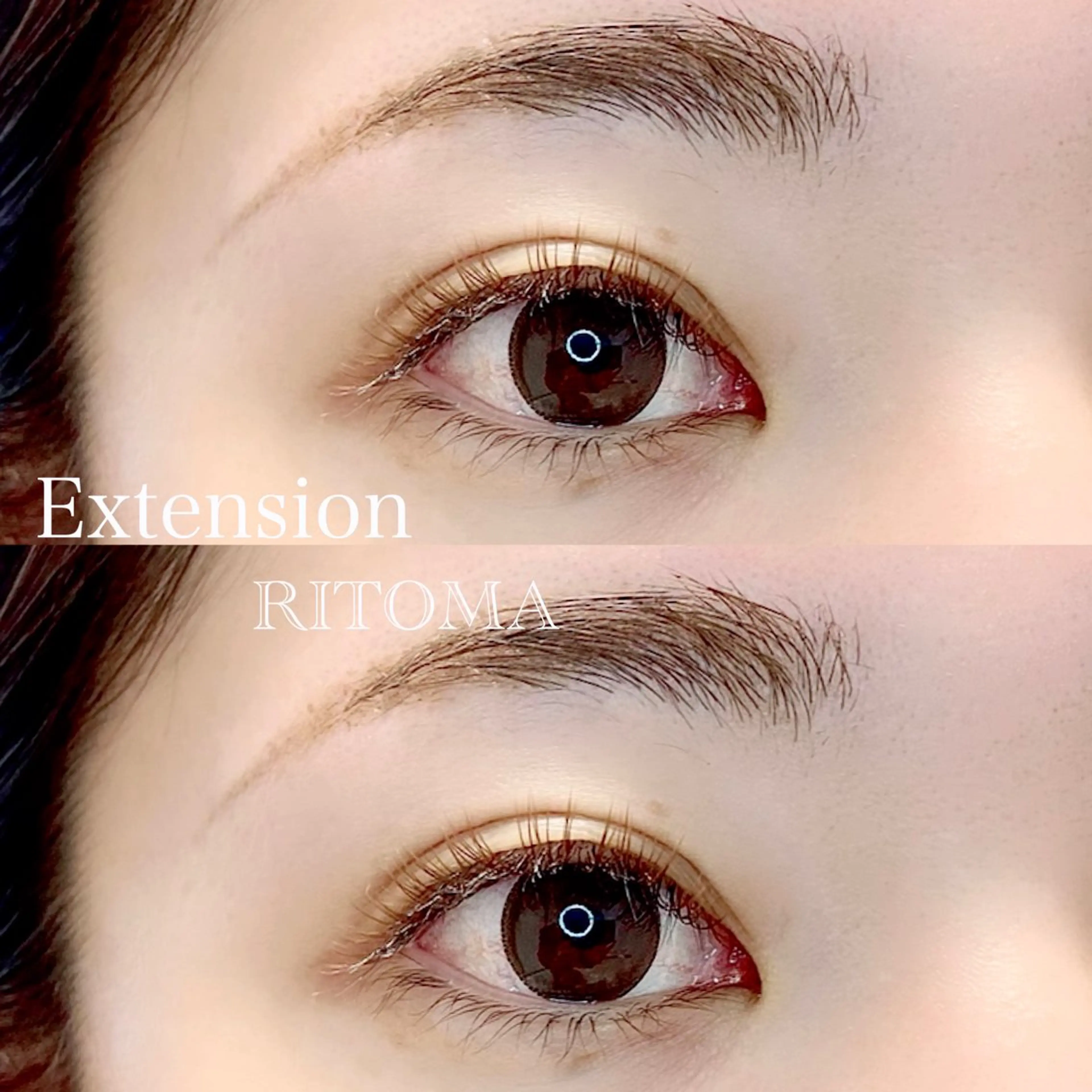 ✨ブラウンフラットラッシュシングル（100本）コーティング付き ✨8800円→7700円‼️の写真