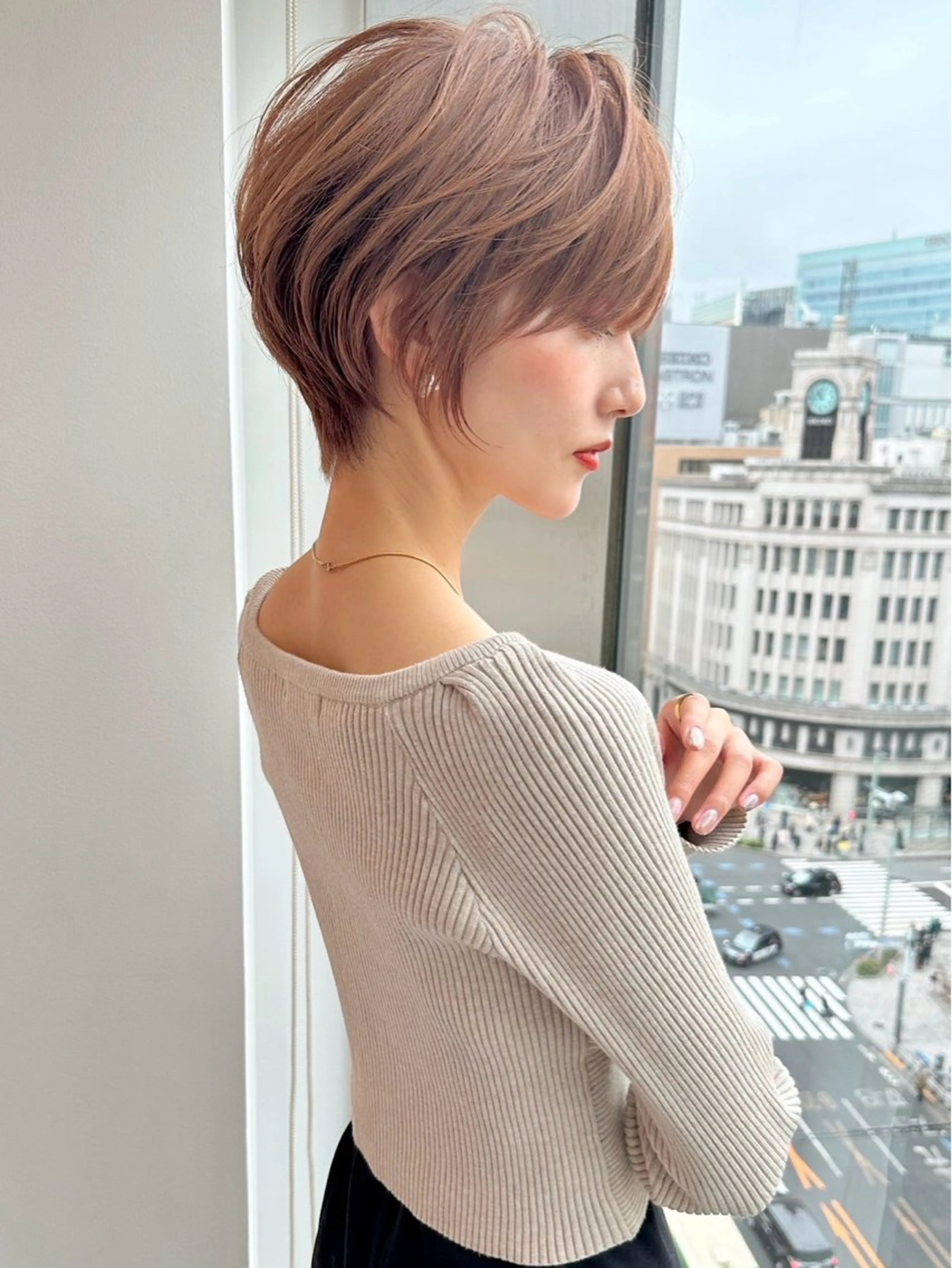 ショート 表参道/ レイヤー/千優のヘアスタイル