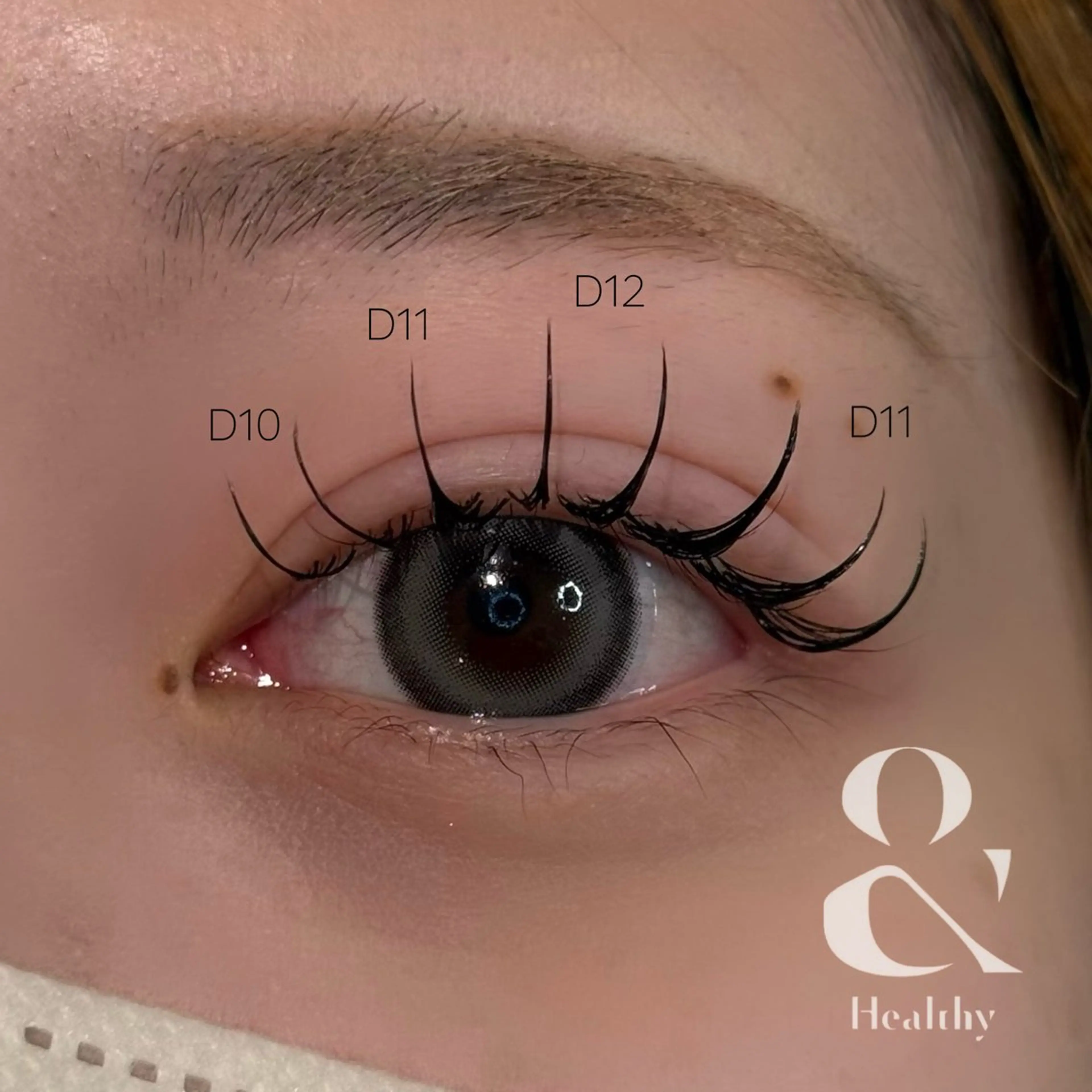 マツエク・マツパ キュート マツエク nico/束感まつ毛 /アンドヘルシーのマツエク・マツパデザイン