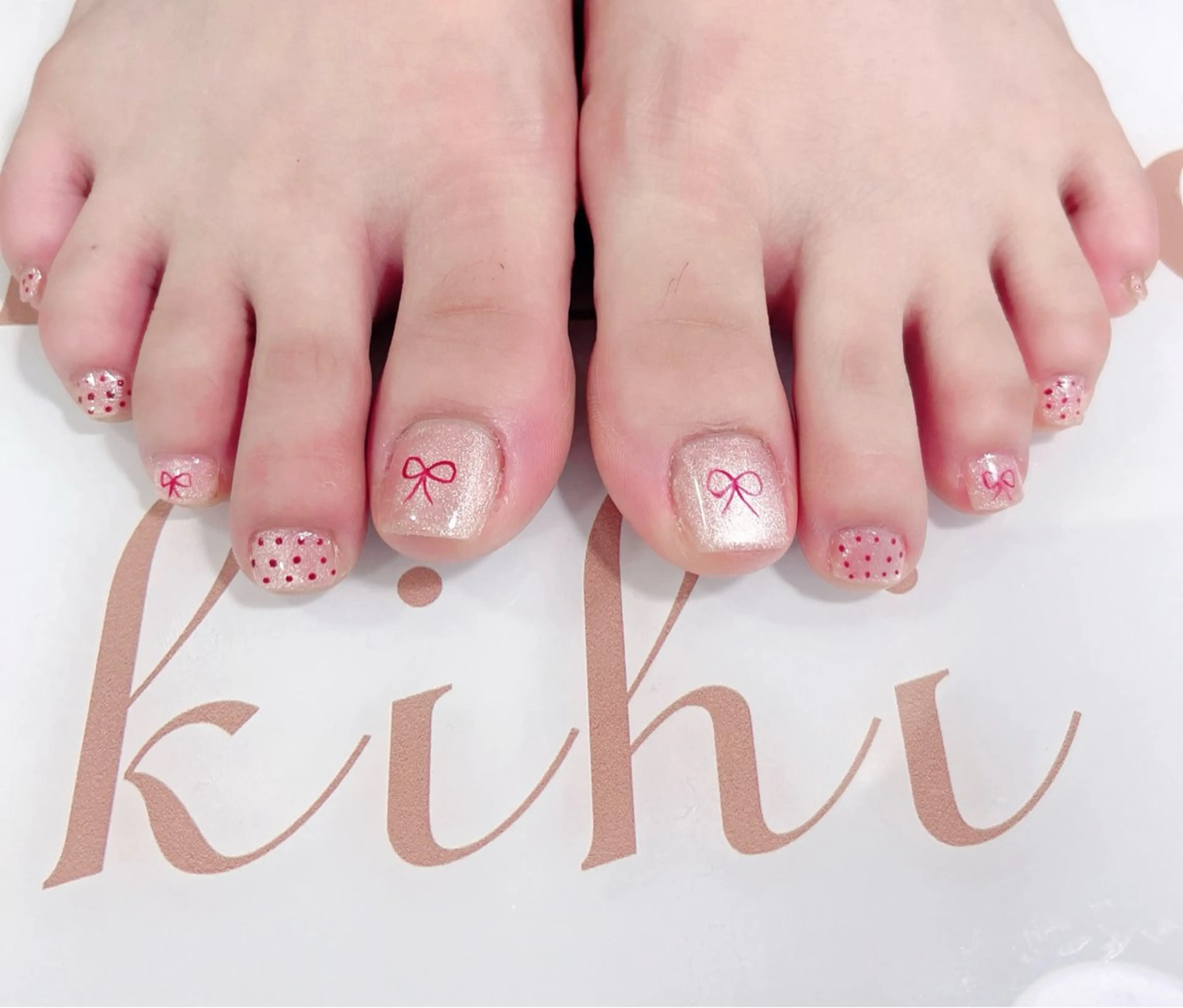 ネイル フットネイル マグネットネイル 村中 ハナのネイルデザイン