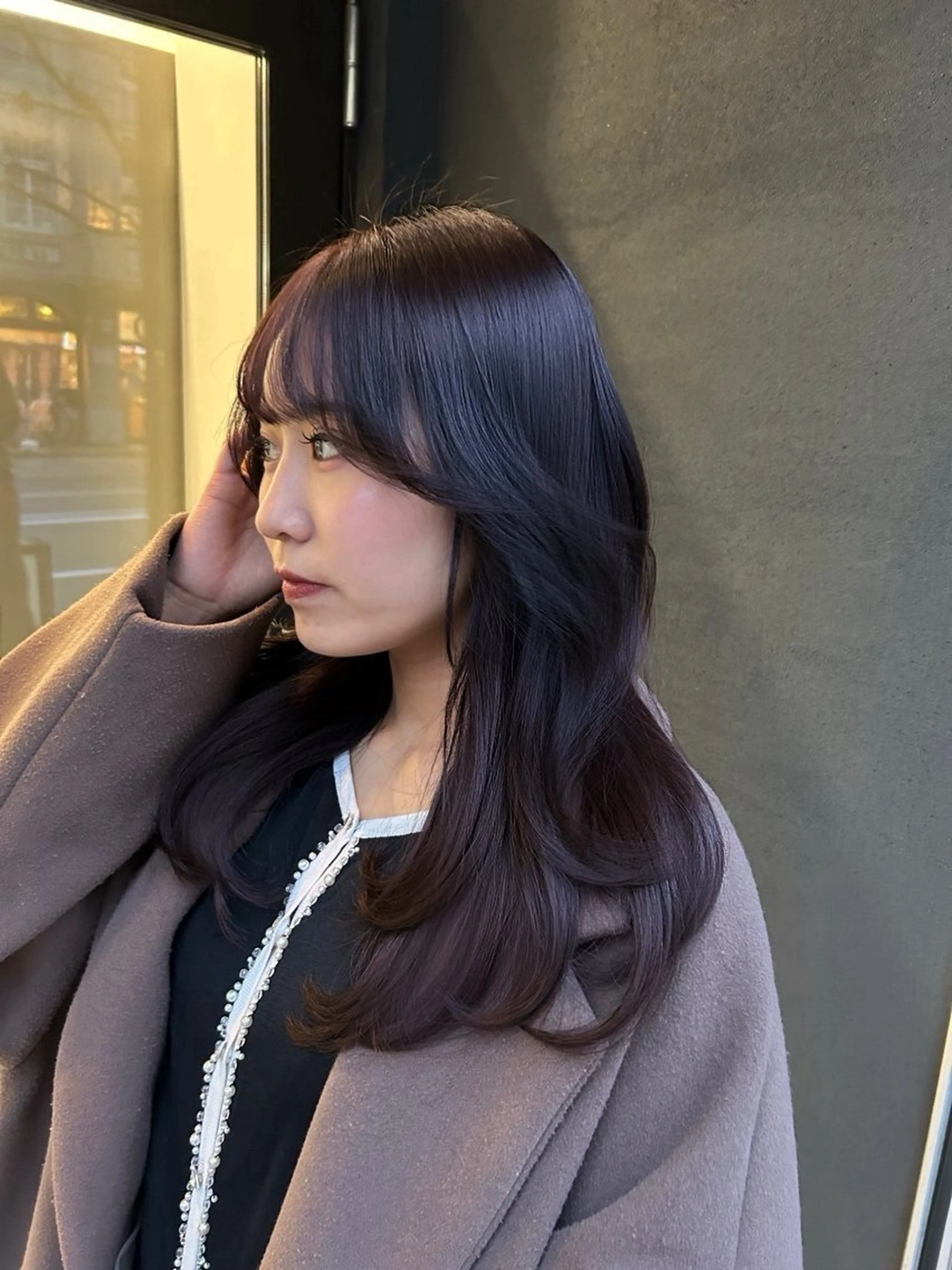 ロング メンズ カット ヘアカラー トリートメント 大人レイヤー/艶美髪 🇺🇸TOMONAのヘアスタイル