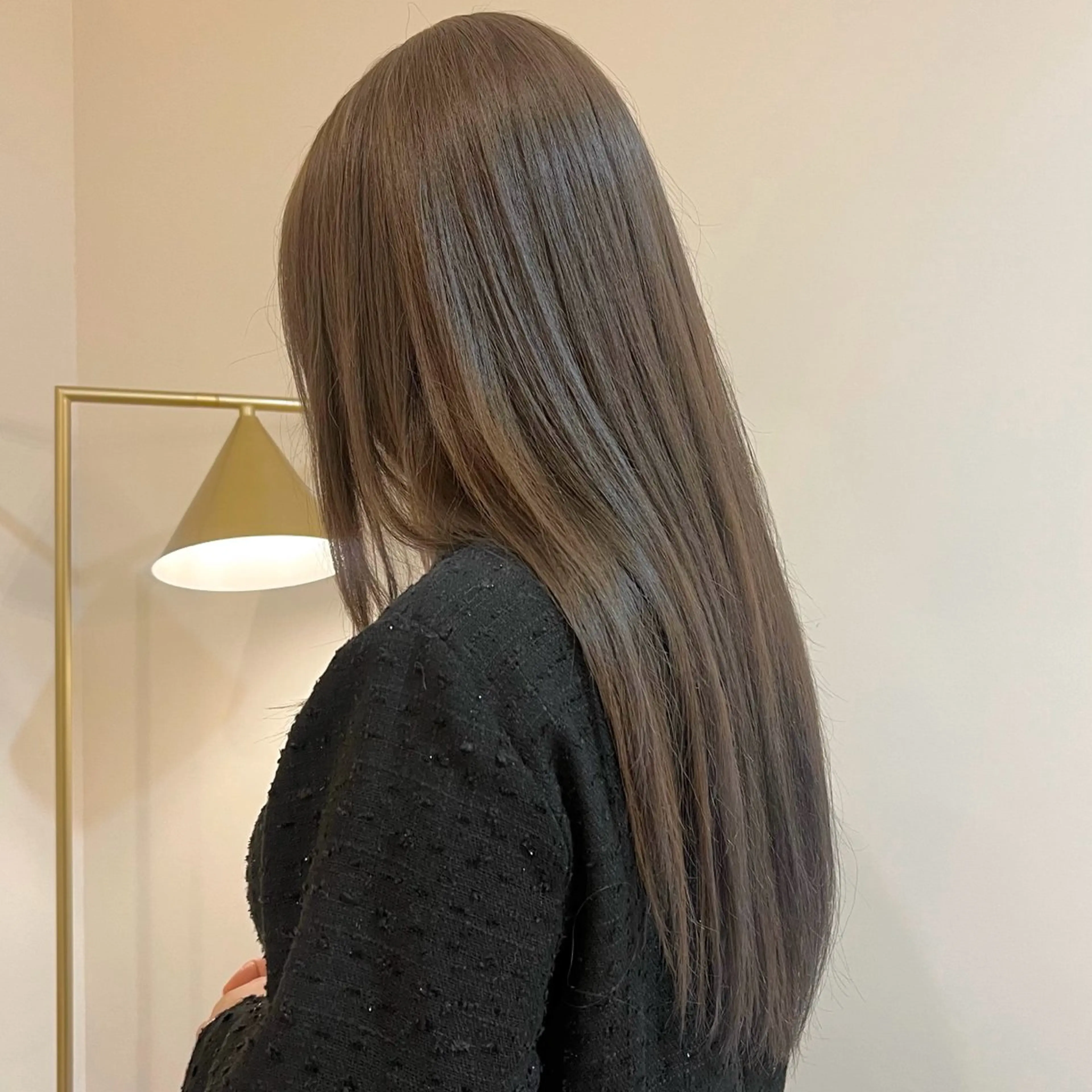 ロング カラー ベージュカラー ブリーチ 透明感カラー ダブルカラー グレージュ ヘアカラー 艶カラー/透明感 /ヒグチアオイのヘアスタイル