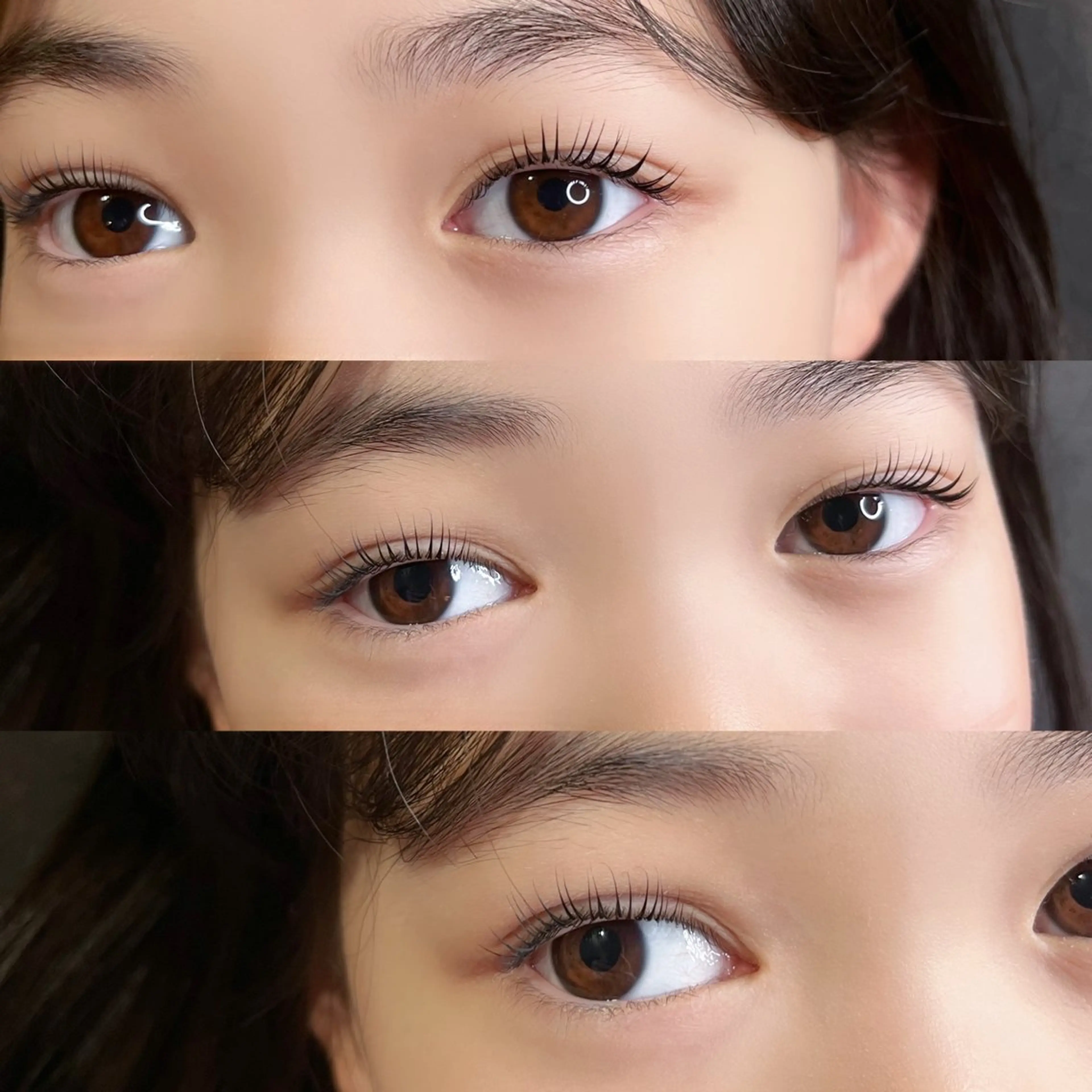 マツエク・マツパ 束感まつ毛 韓国風マツエク パリジェンヌラッシュリフト まつげパーマ 一重×まつ毛パーマ 眉毛/まつ毛パーマ/WAX脱毛 Navillera 自由が丘所属・眉毛／まつ毛サロン Ayamiのマツエク・マツパデザイン