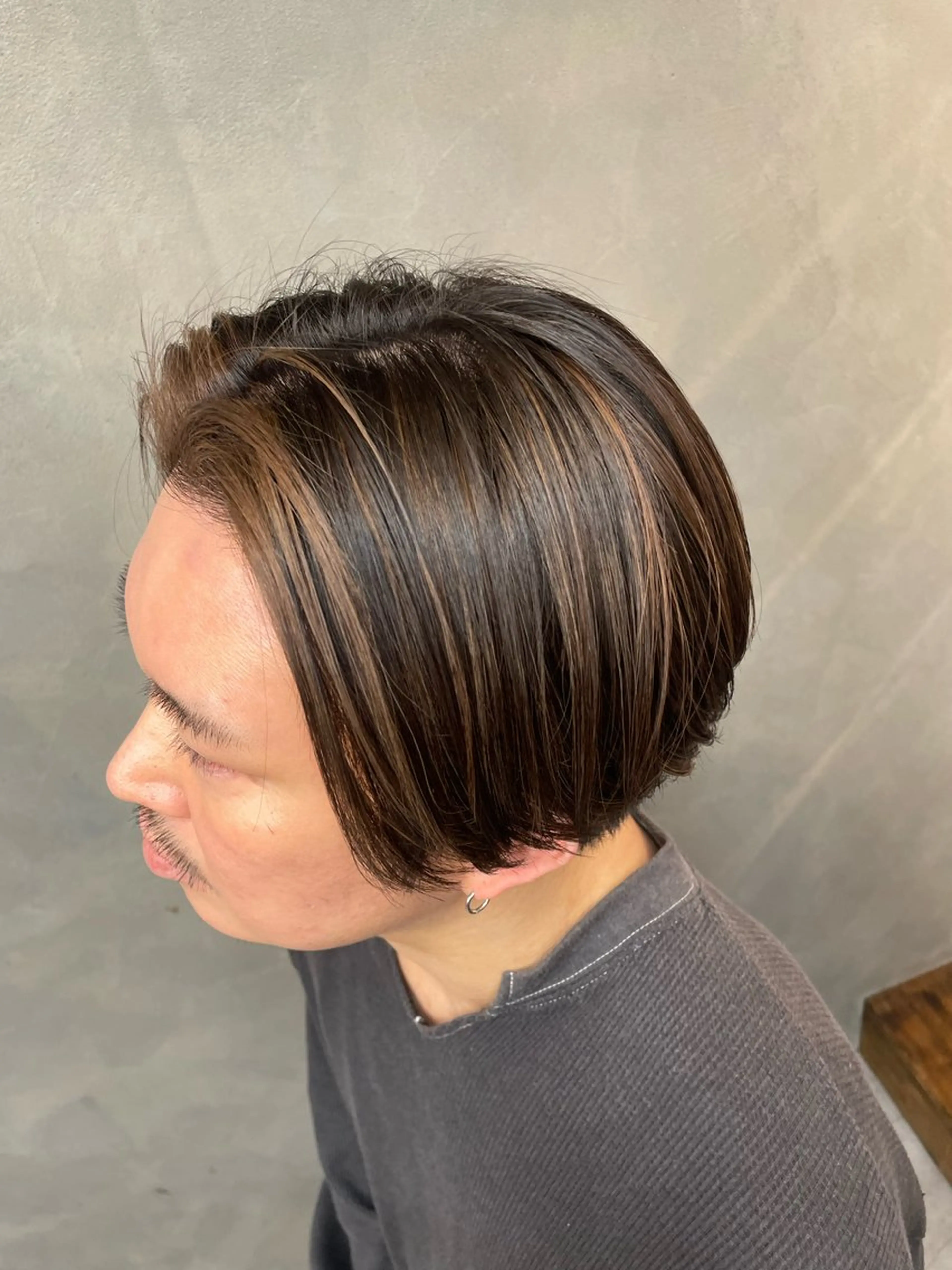 ショート カラー メンズ メンズハイライト デザインカラー ハイライトカラー ハイライト ヘアカラー TNB TOKYO所属・エクステ/コーンロウ KURUMI⛓️🔥のヘアスタイル