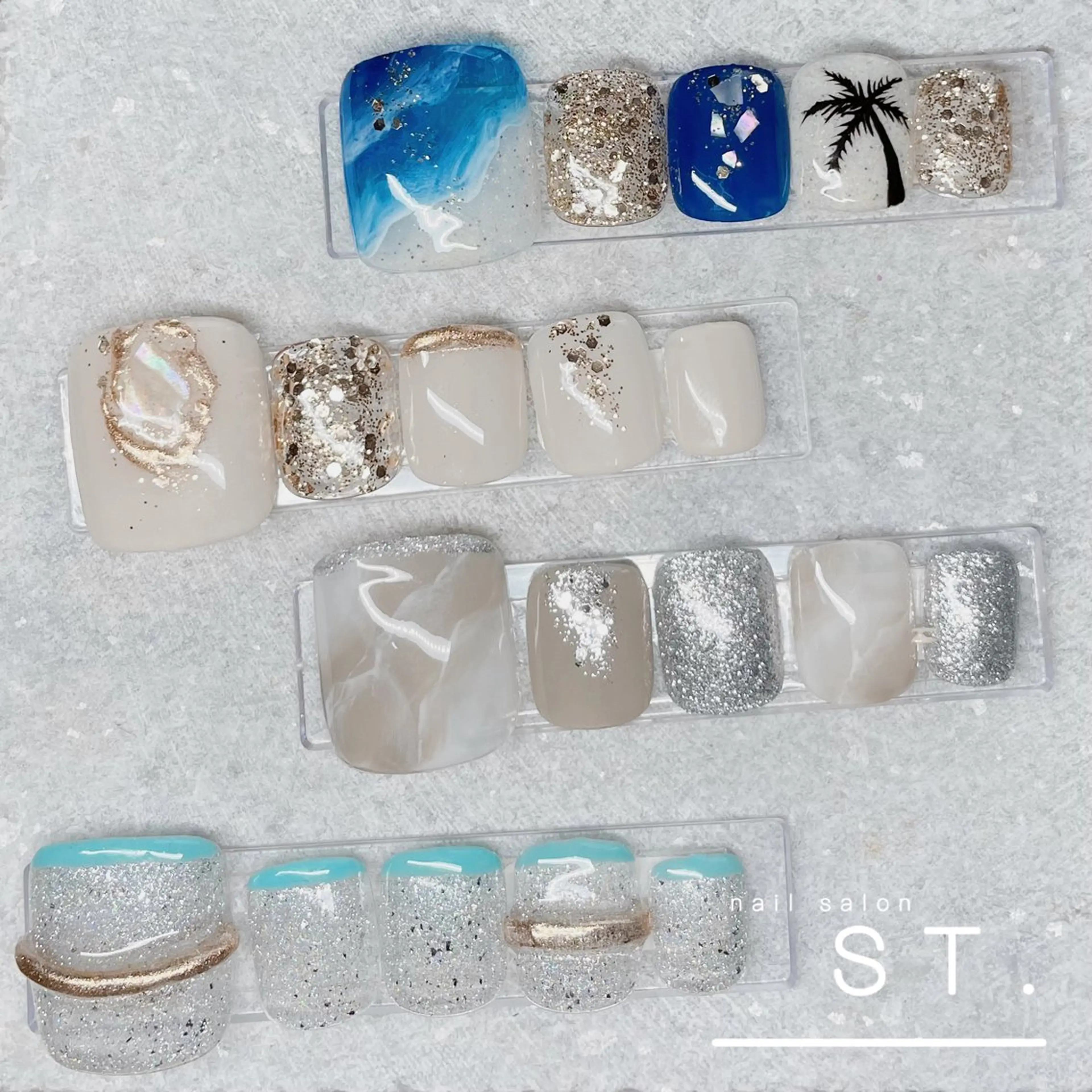 定額フットネイルの写真