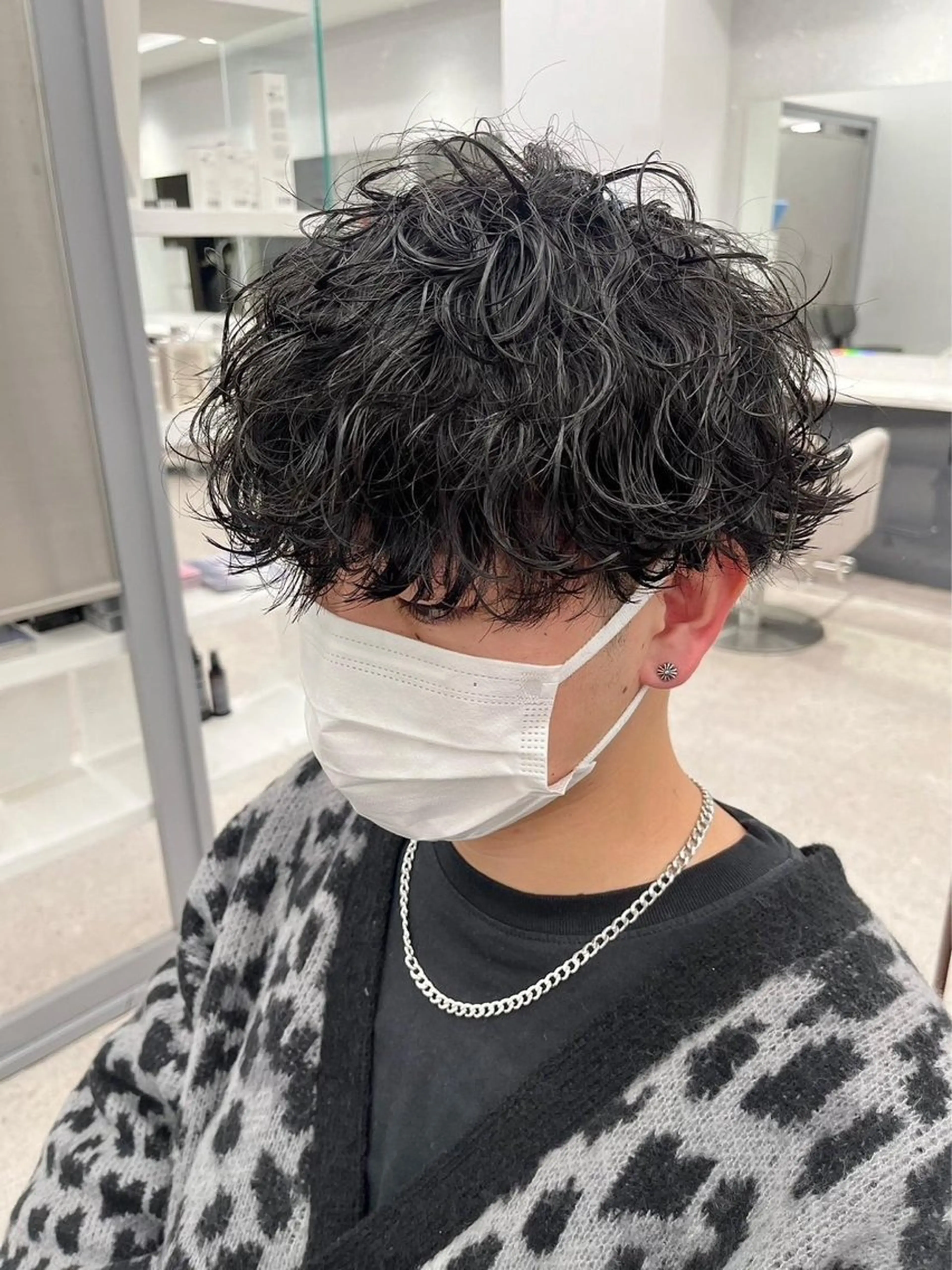 メンズ カット パーマ トリートメント 店長/藤原 季矢のヘアスタイル