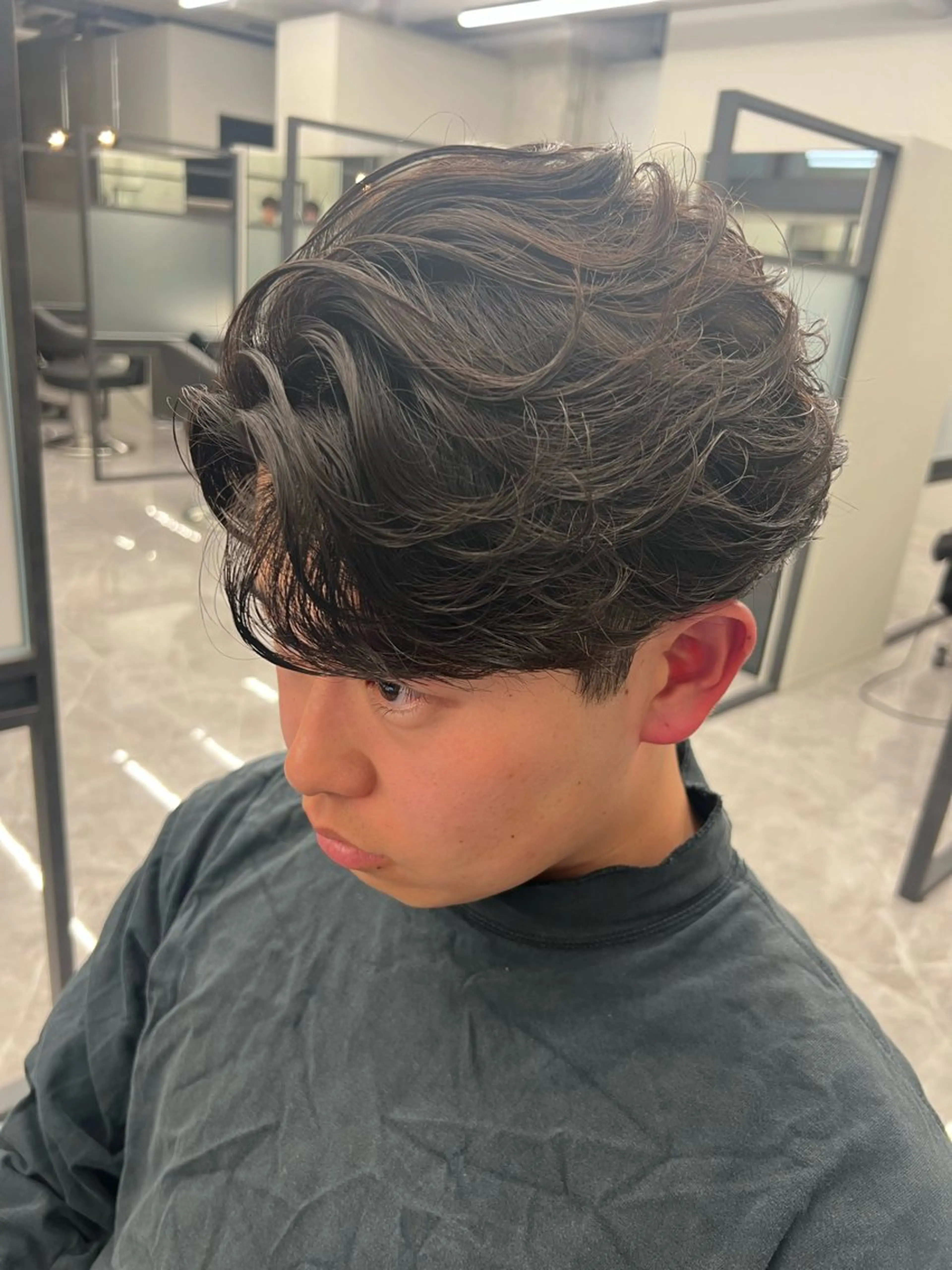 パーマ メンズ フェザーパーマ メンズパーマ カット パーマ トリートメント 古山 侑東 /メンズパーマのヘアスタイル