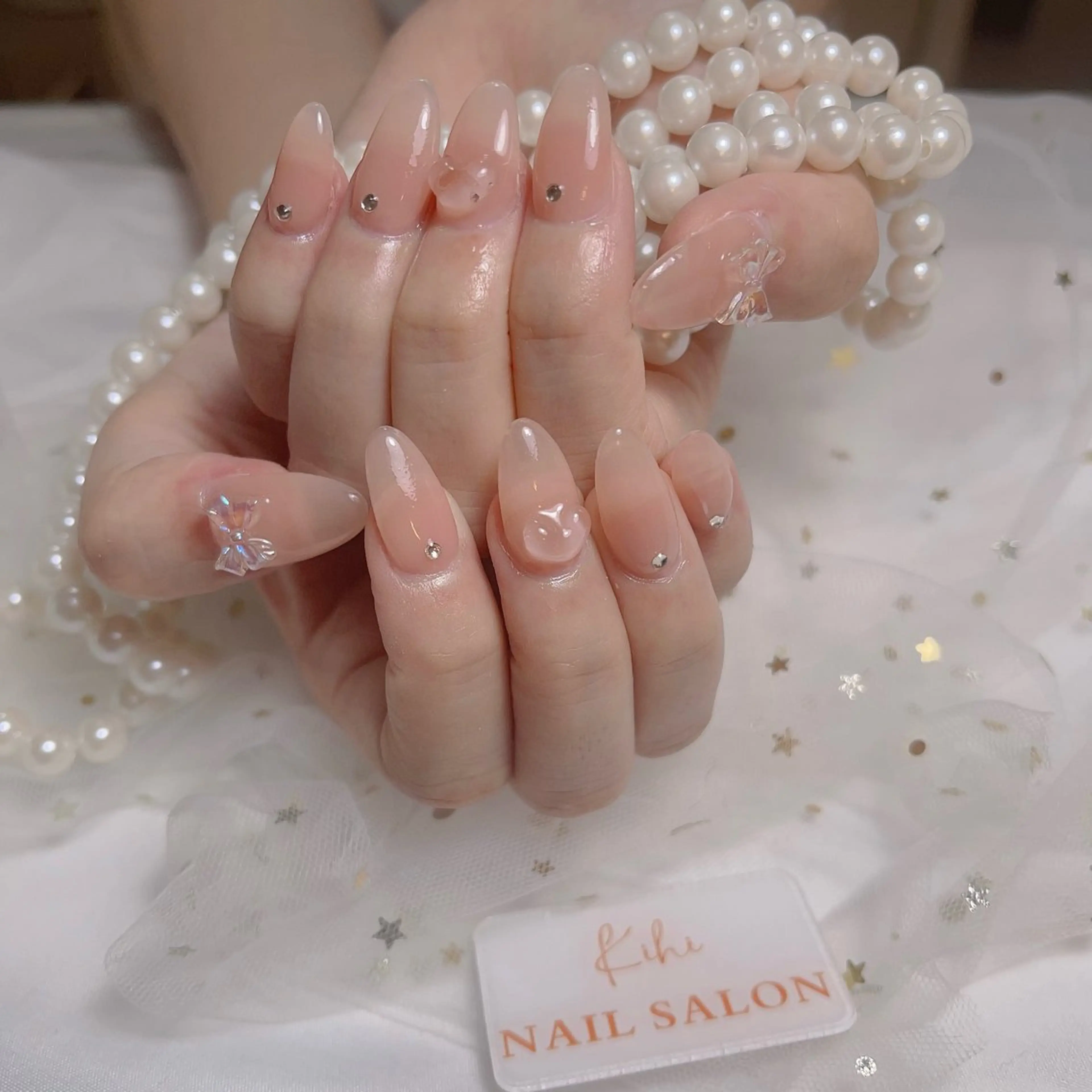 ネイル 💕鈴木ユリ パラジェル/オフ無料のネイルデザイン