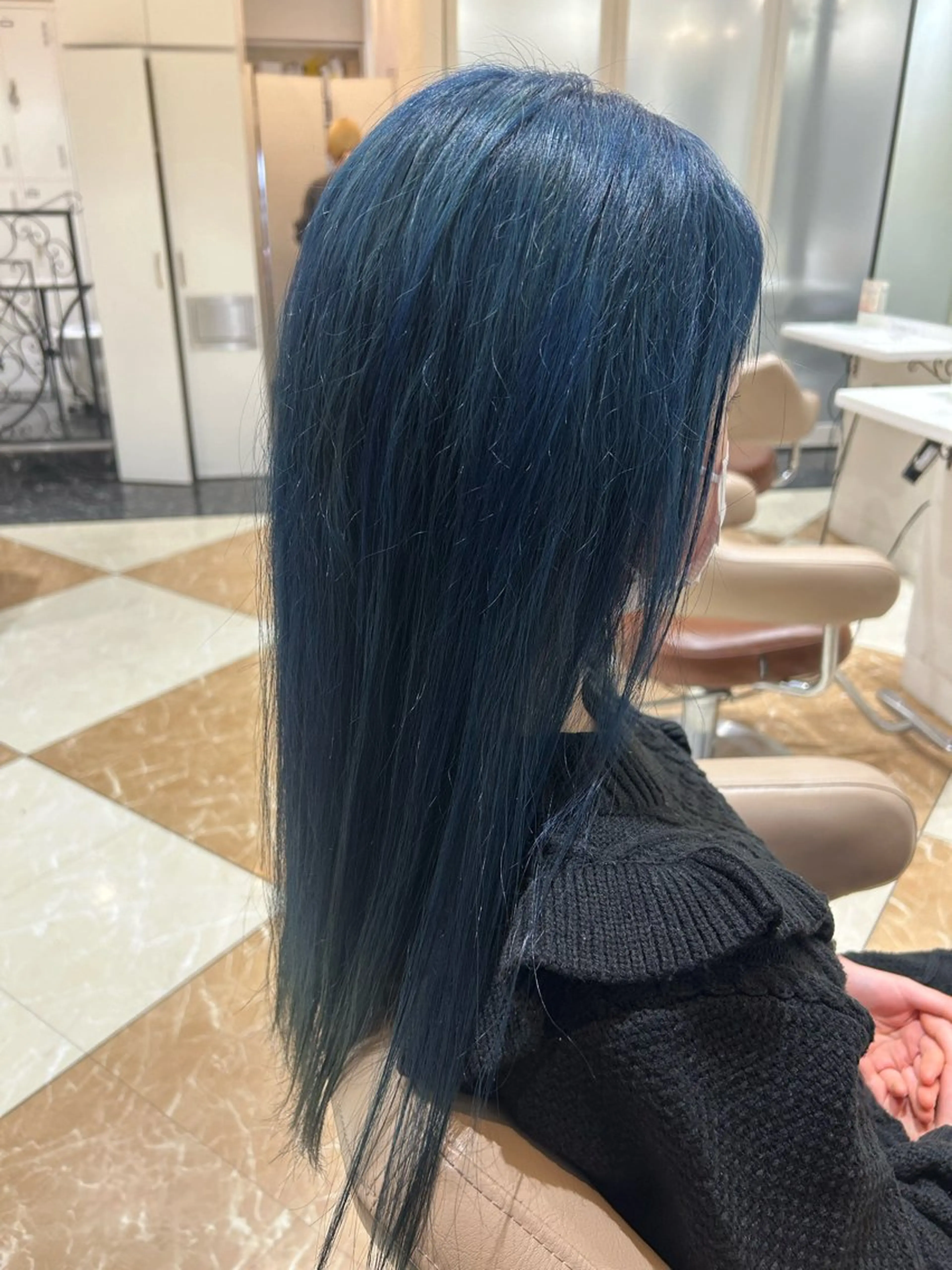 ロング カラー 失敗しないパーマ 赤塚雄輝のヘアスタイル